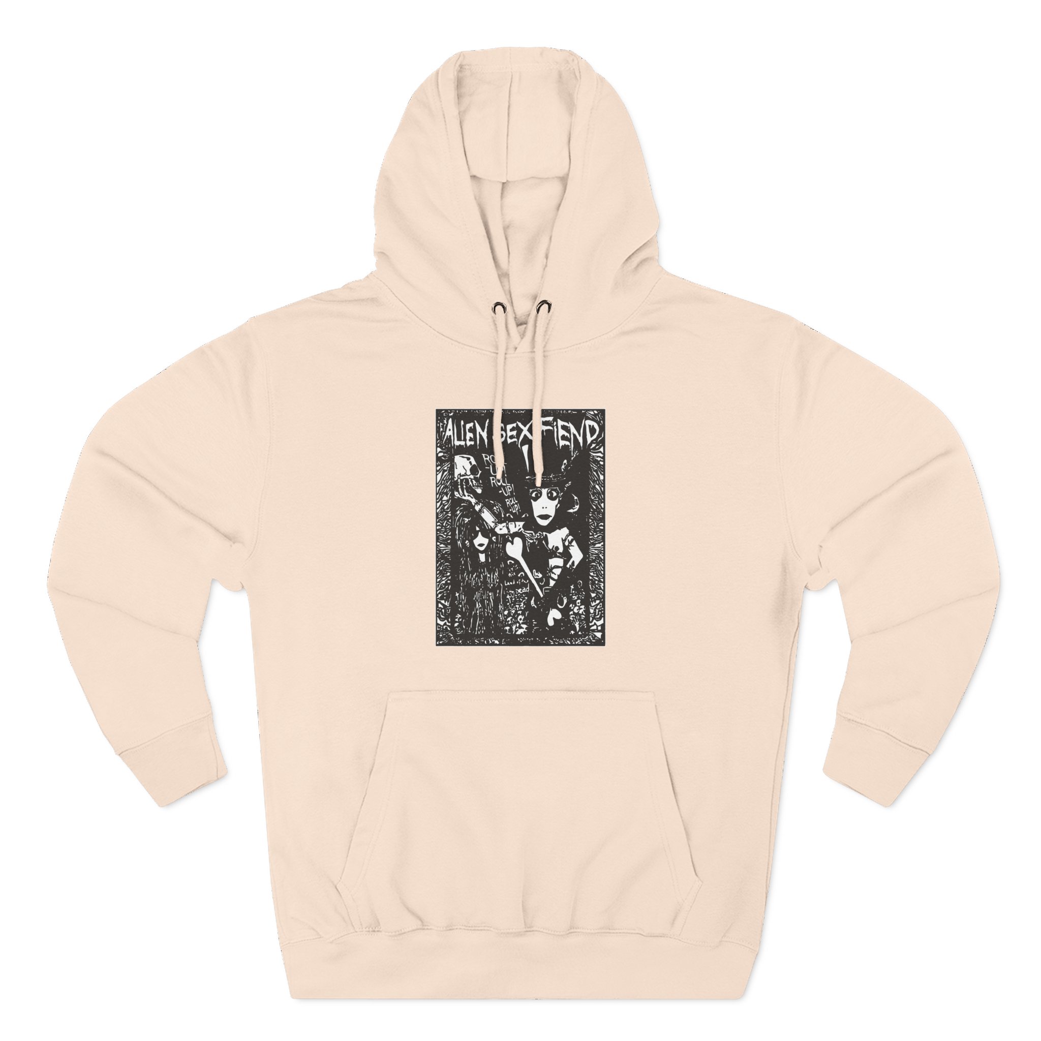 Alien Sex Fiend Land of the Living Dead Three-Panel Fleece Hoodie