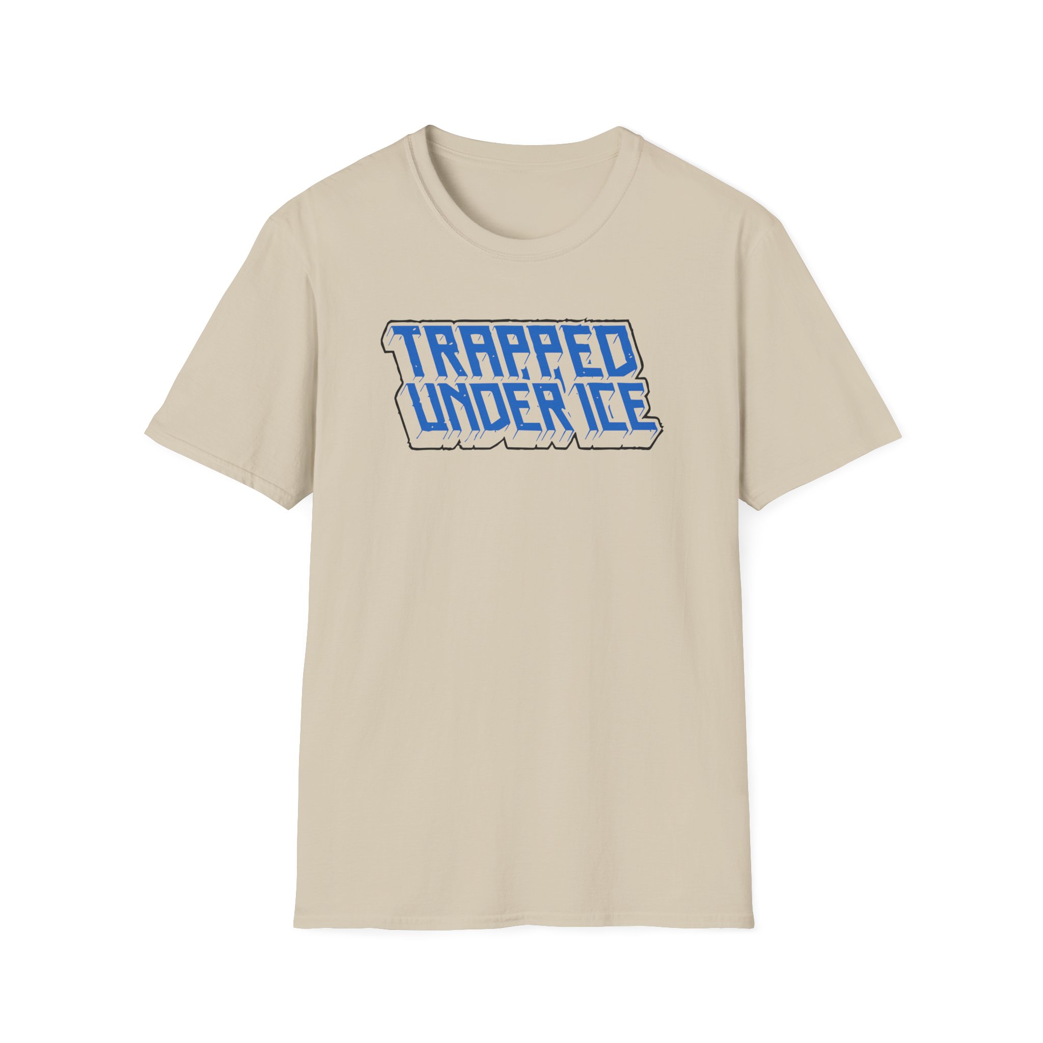 Trapped Under Ice Stacked 3d Logo Unisex Softstyle T-Shirt