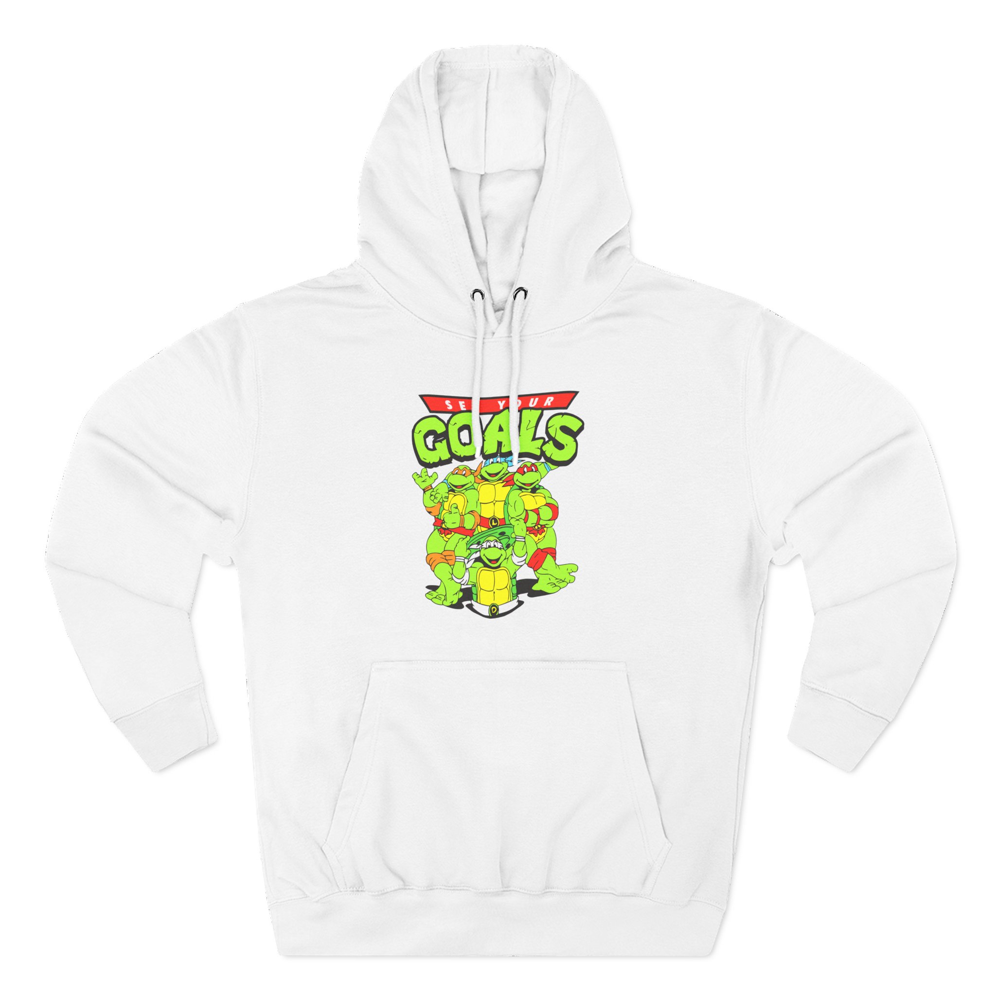 Set Your Goals Ninja Turtles Three-Panel Fleece Hoodie