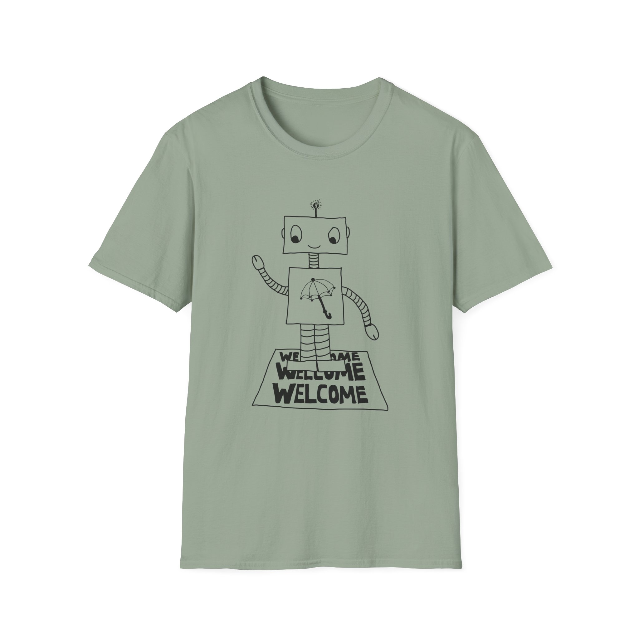Armchair Expert Robot Unisex Softstyle T-Shirt