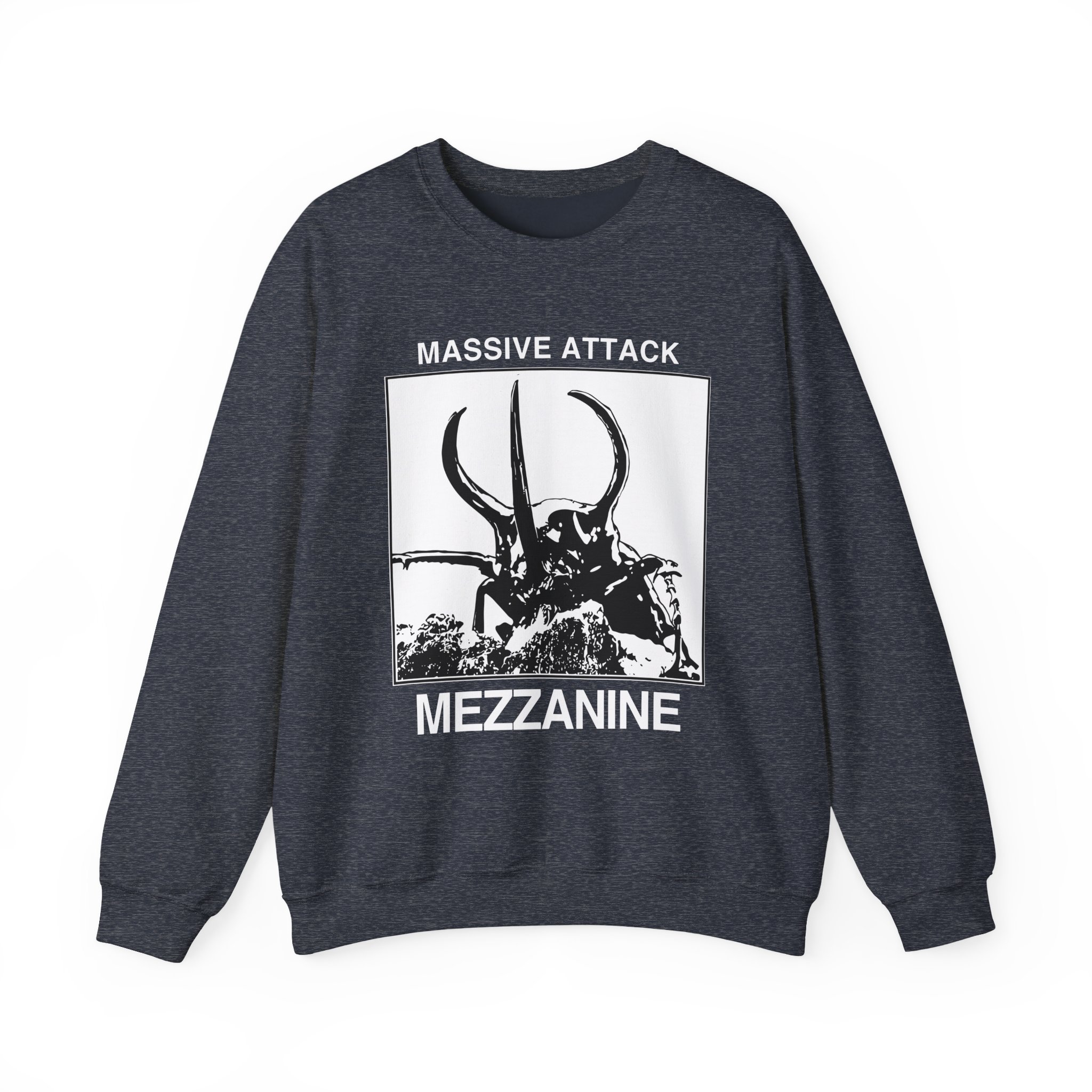 Massive Attack Mezzanine Unisex Heavy Blendâ„¢ Crewneck Sweatshirt