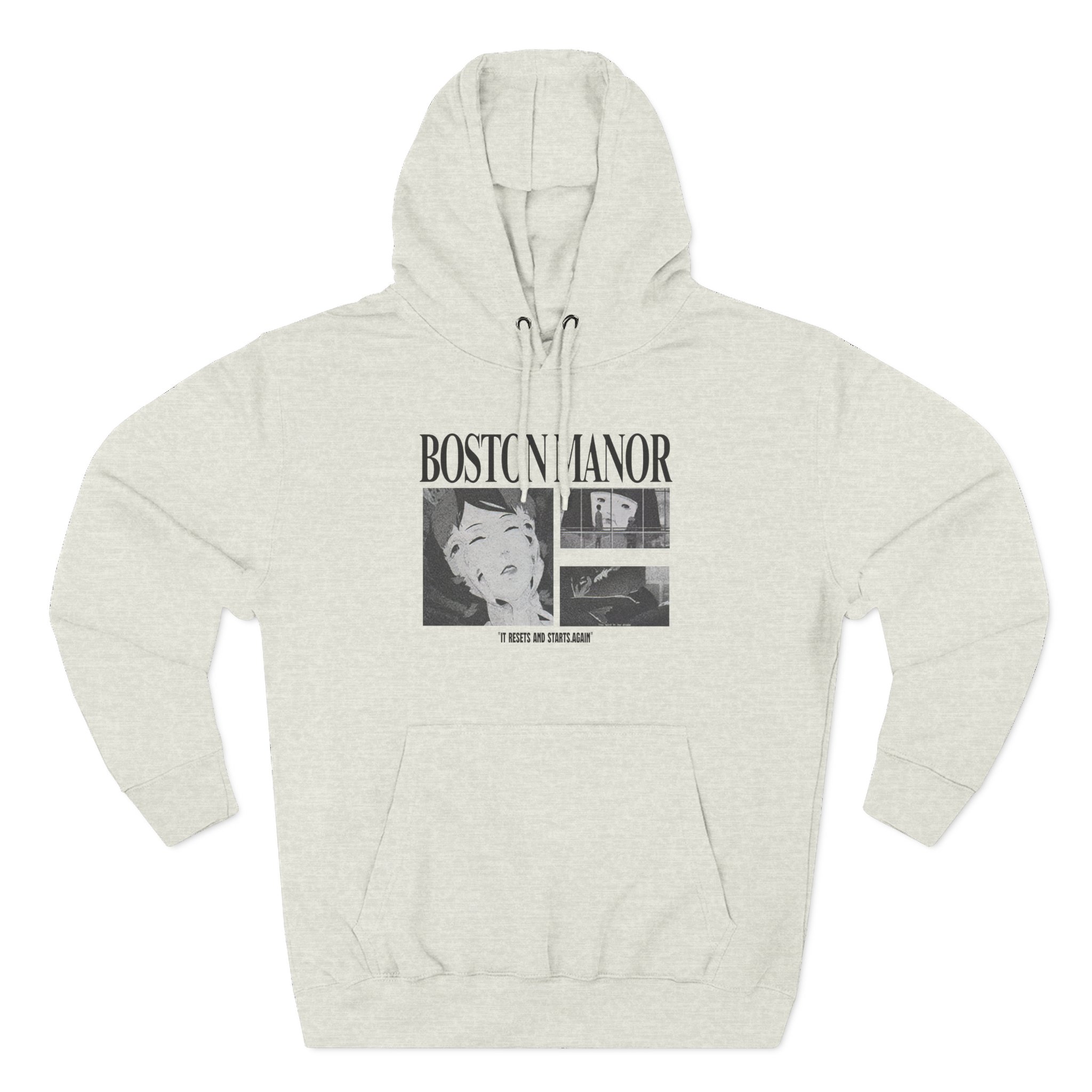 Boston Manor Paprika Three-Panel Fleece Hoodie