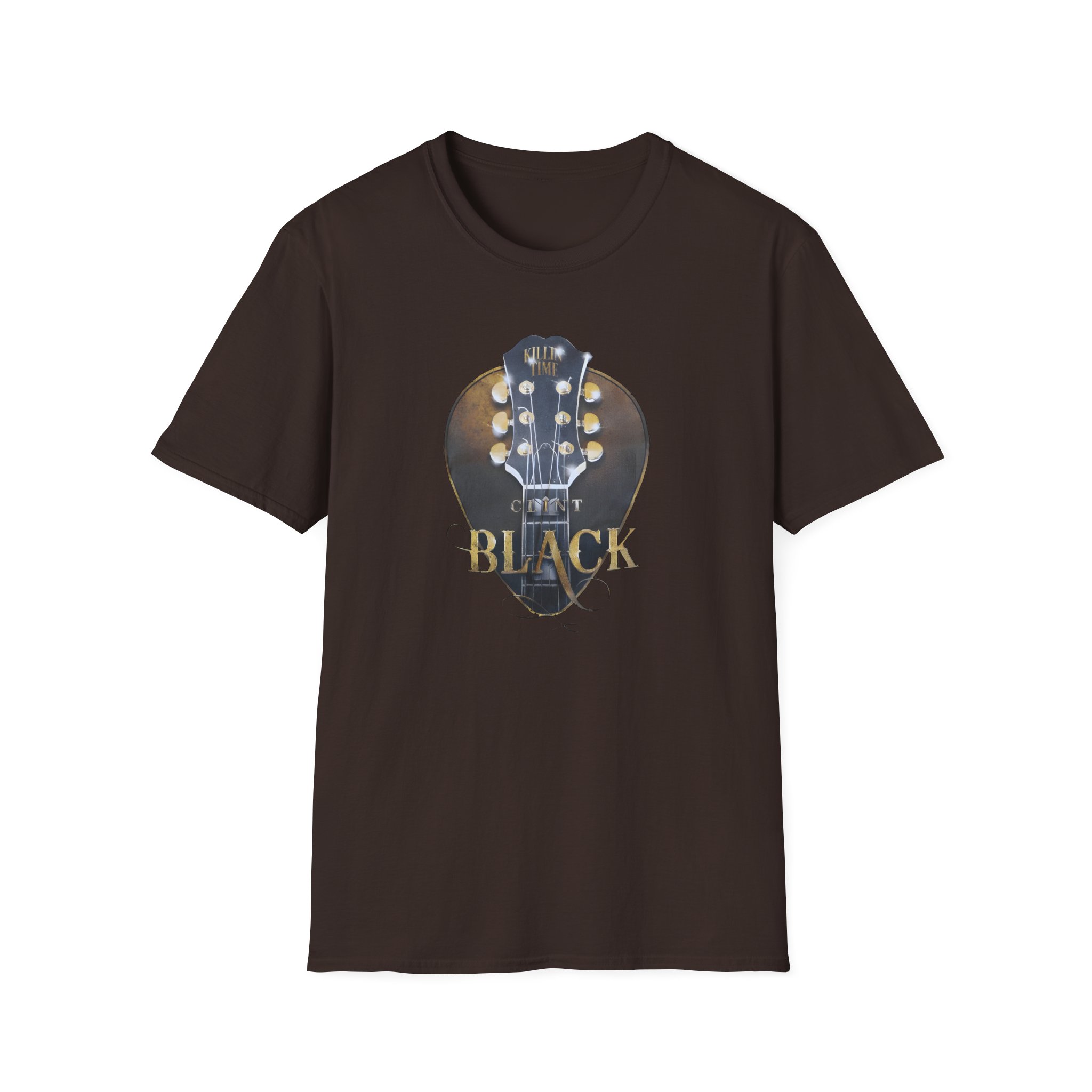 Clint Black Headstock Unisex Softstyle T-Shirt
