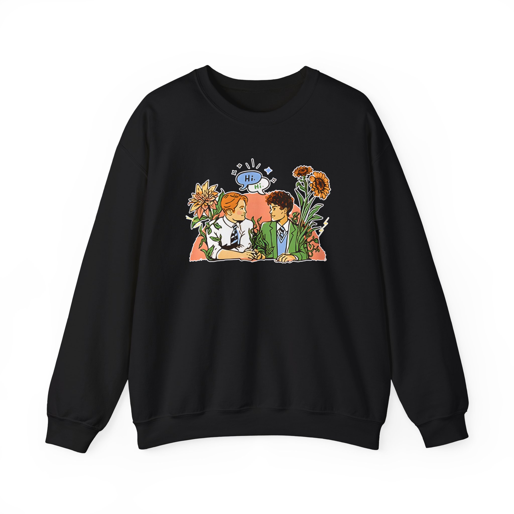 Heartstopper Nick & Charlie Unisex Heavy Blendâ„¢ Crewneck Sweatshirt