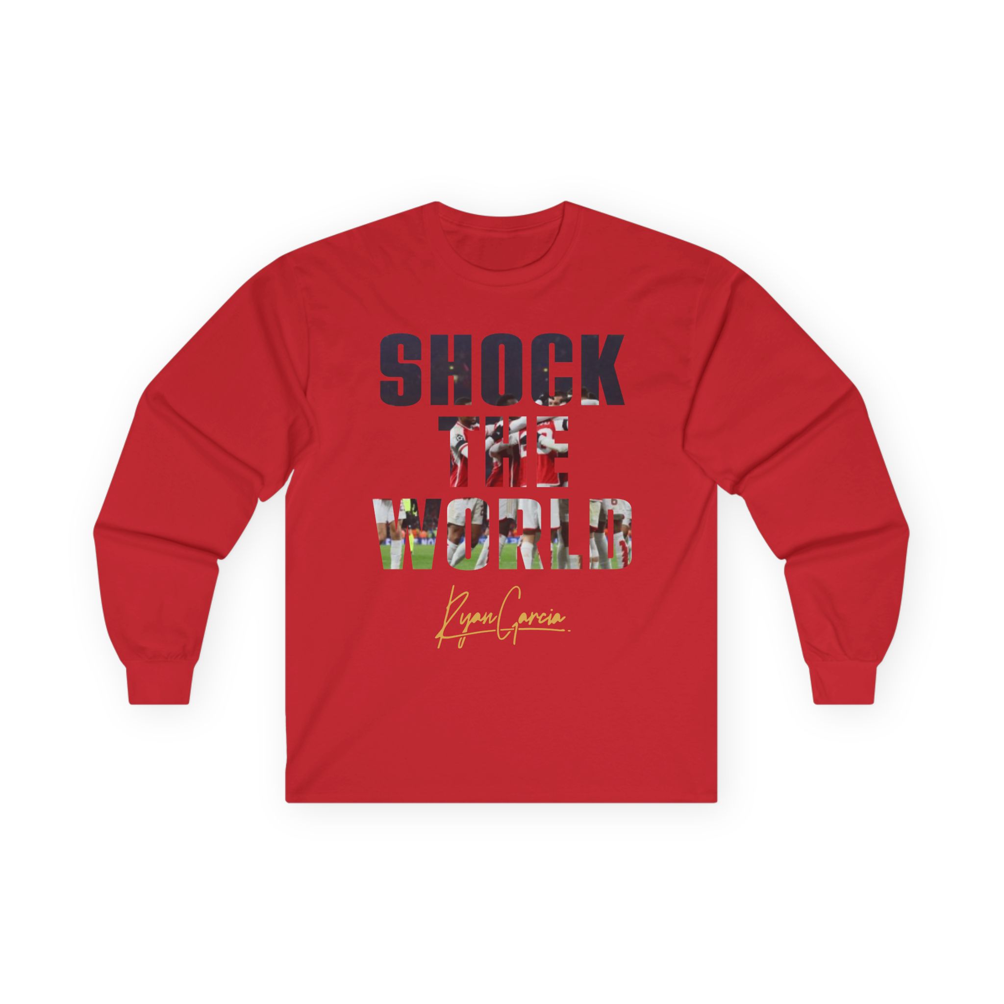 Ryan Garcia shock the world Unisex Ultra Cotton Long Sleeve Tee