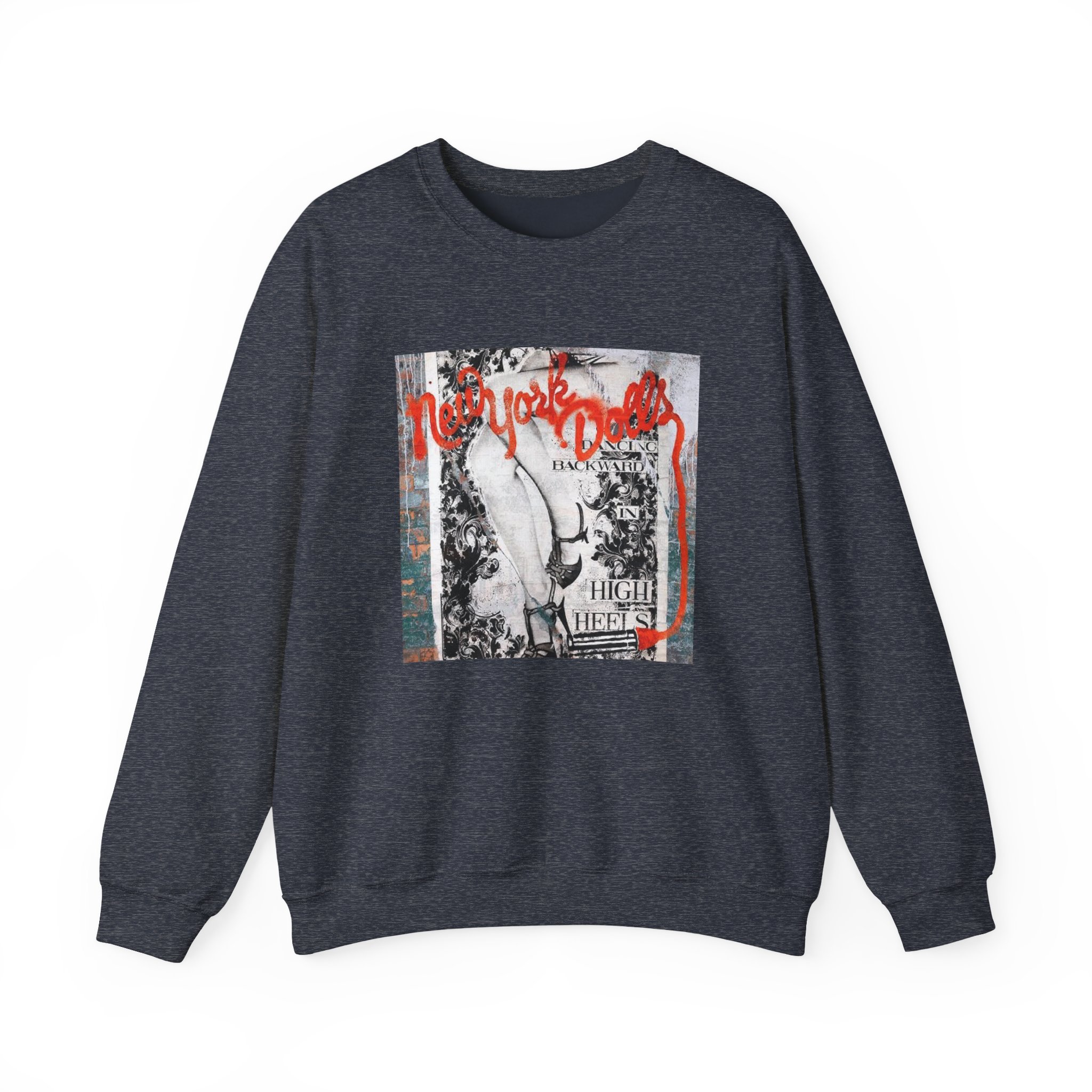 New York Dolls Dancing Backward Album Unisex Heavy Blendâ„¢ Crewneck Sweatshirt
