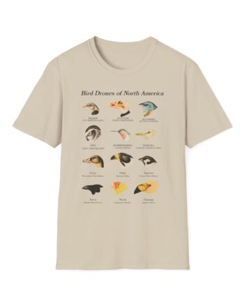 Birds Arent Real Bird Drones of North America Unisex Softstyle T-Shirt