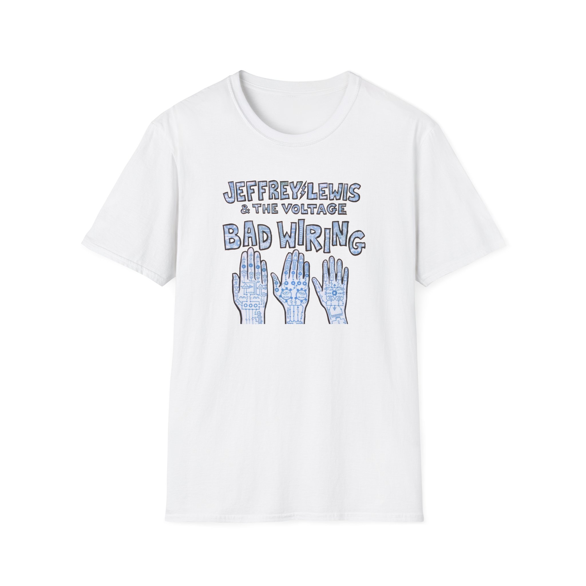 Jeffrey Lewis Bad Wiring 12" Unisex Softstyle T-Shirt