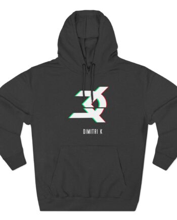 Dimitri K Three-Panel Fleece Hoodie