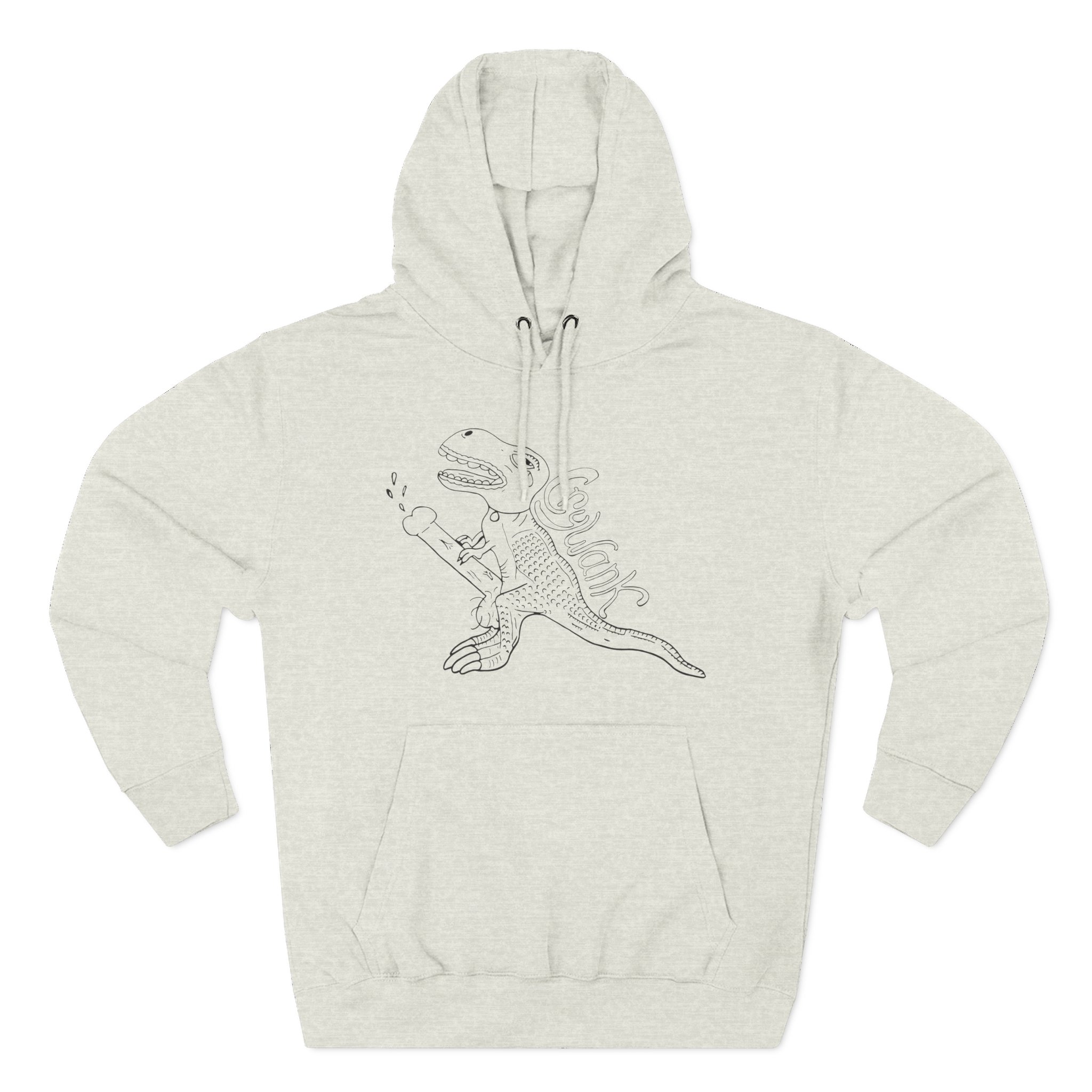 Crywank Three-Panel Fleece Hoodie