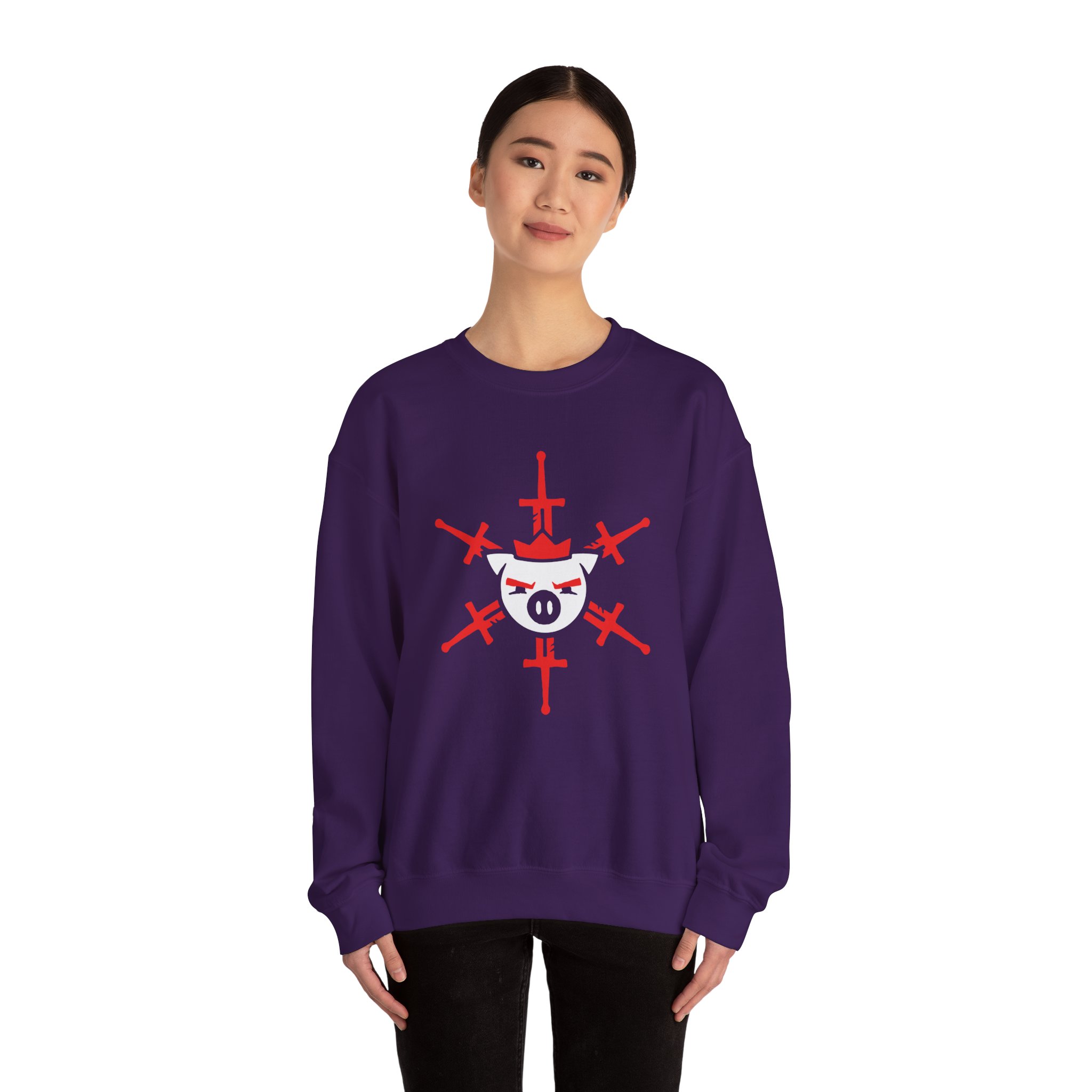 Technoblade Swordflake Unisex Heavy Blendâ„¢ Crewneck Sweatshirt