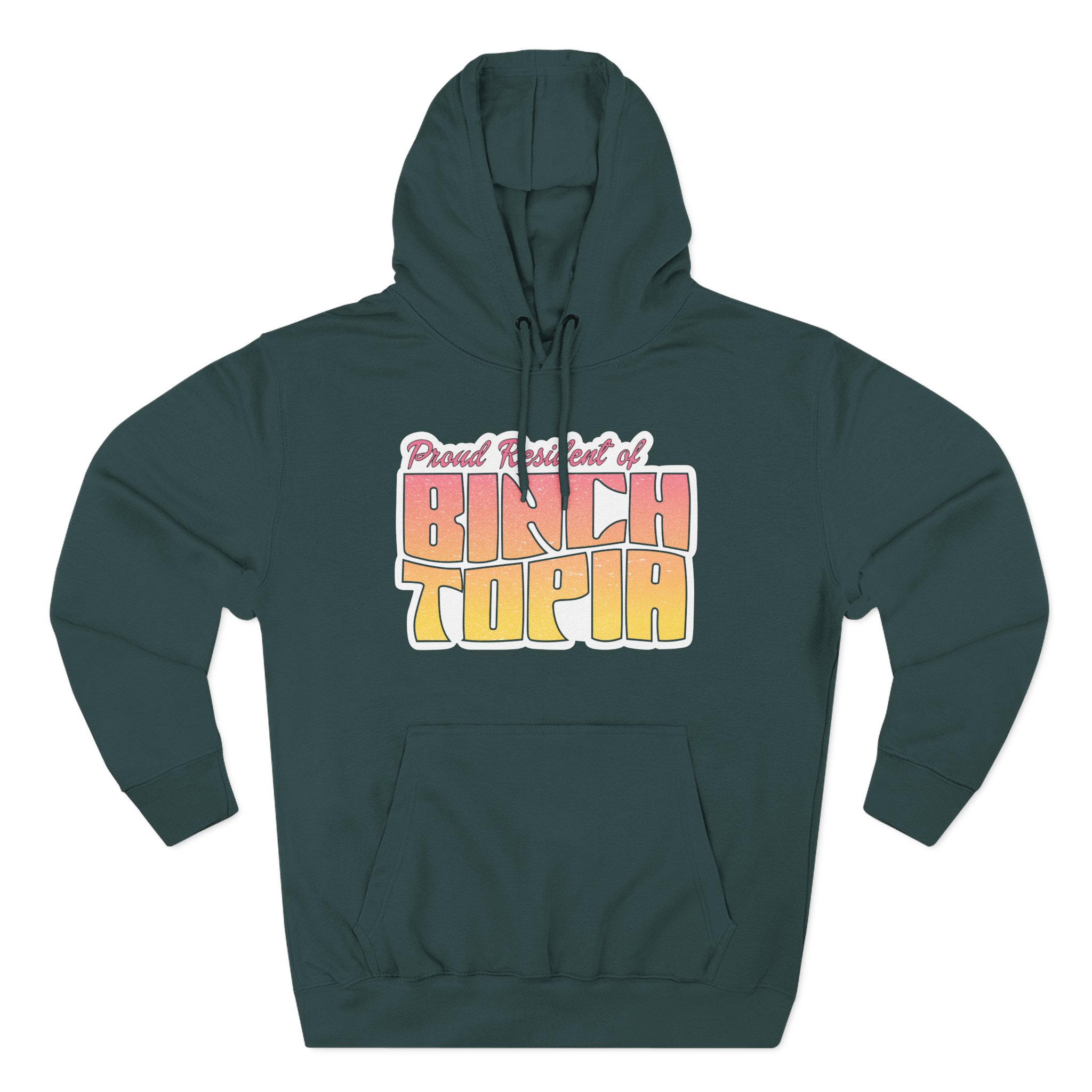 Binchtopia Three-Panel Fleece Hoodie