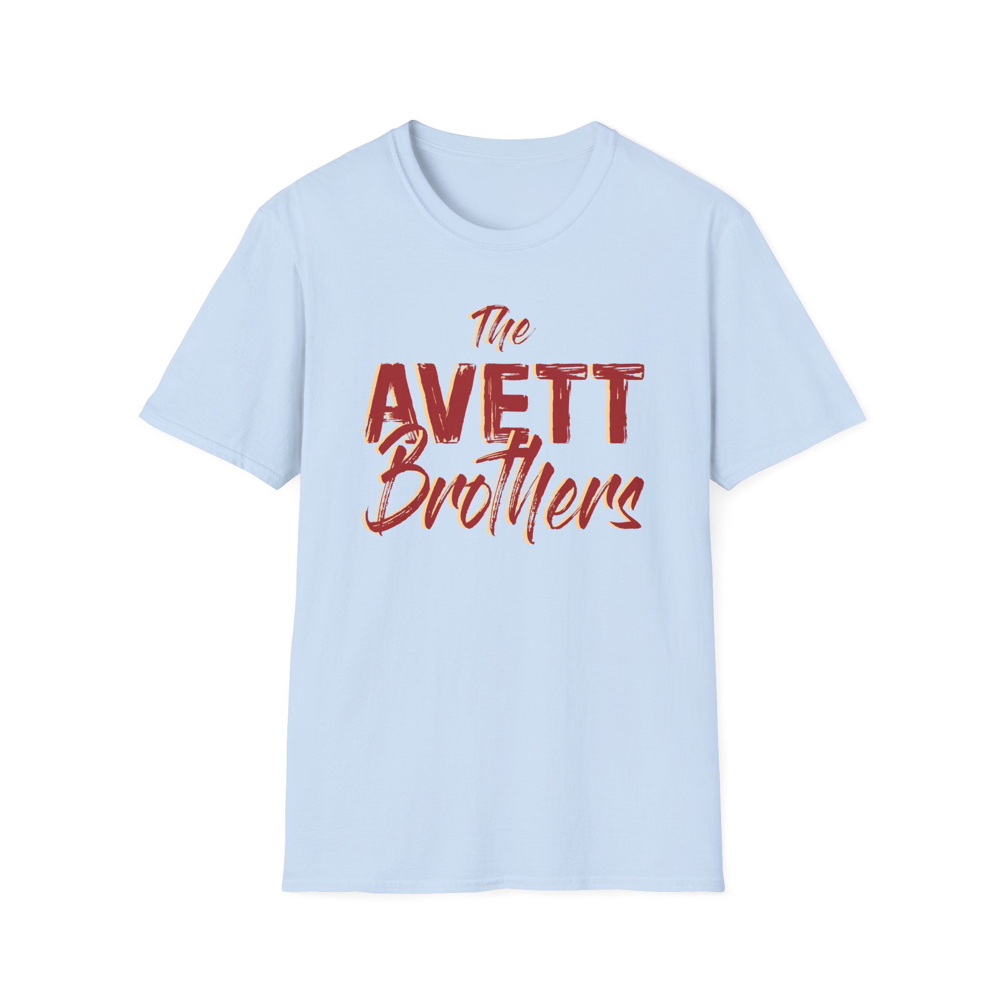 Avett Brothers Painted Sign Logo Unisex Softstyle T-Shirt