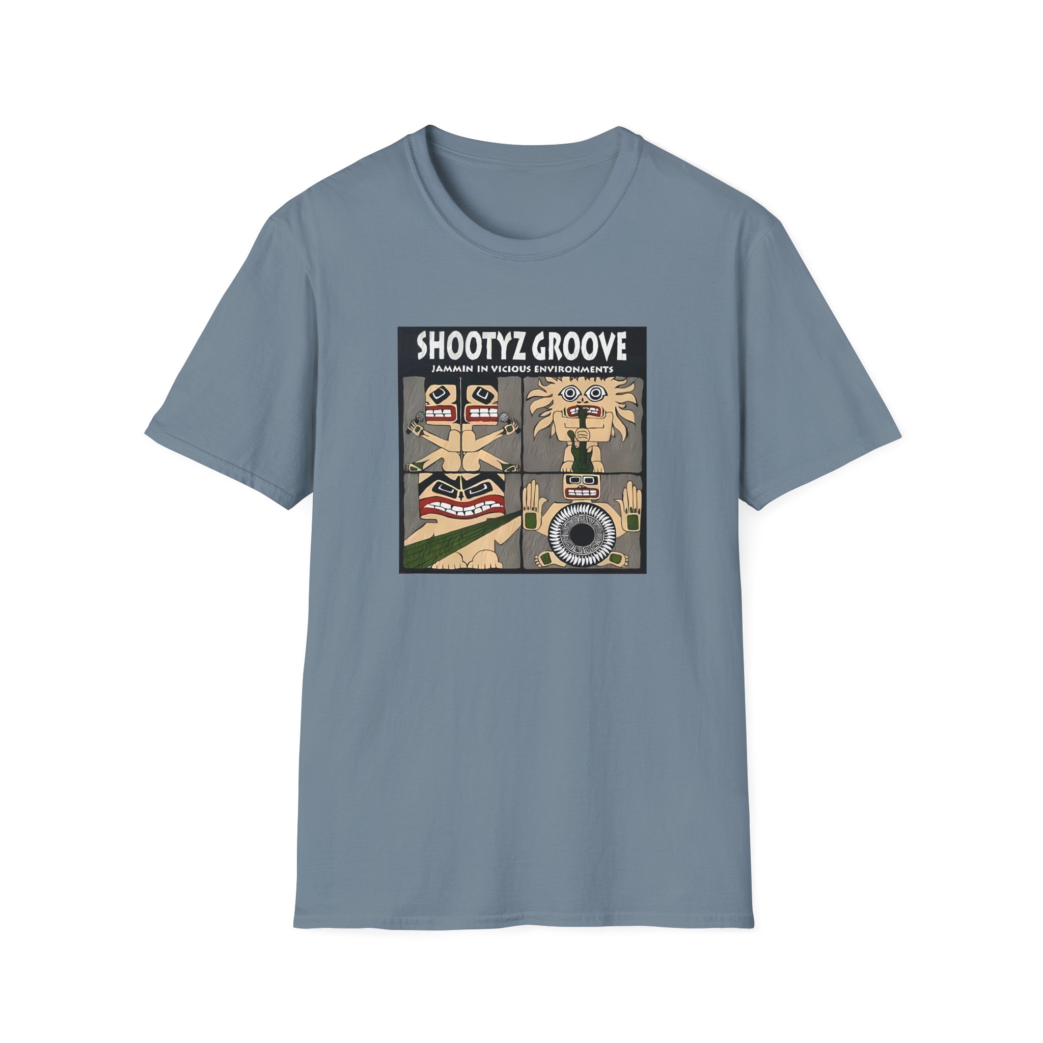 Shootyz Groove Jammin in Vicious Environments Album Cover Unisex Softstyle T-Shirt