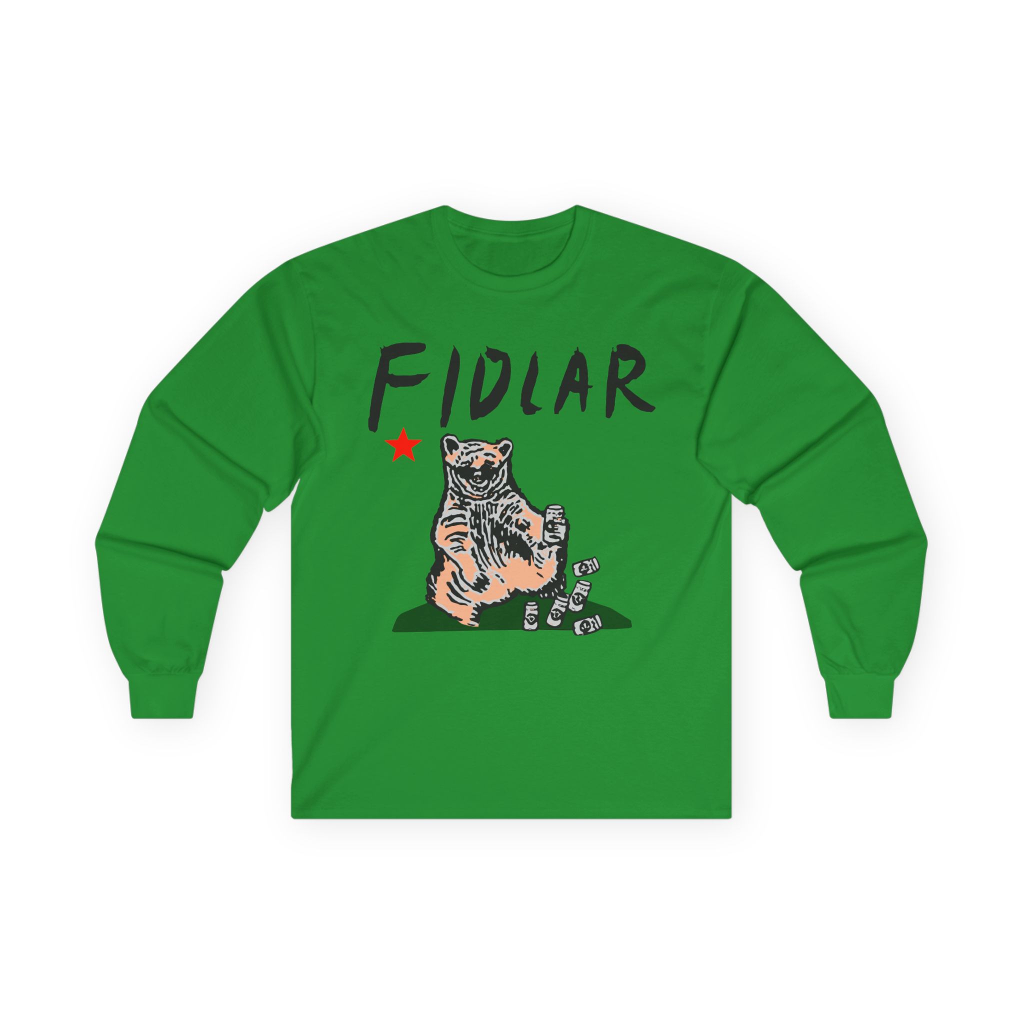 California Bear Drink Cheap Beer Fidlar Unisex Ultra Cotton Long Sleeve Tee