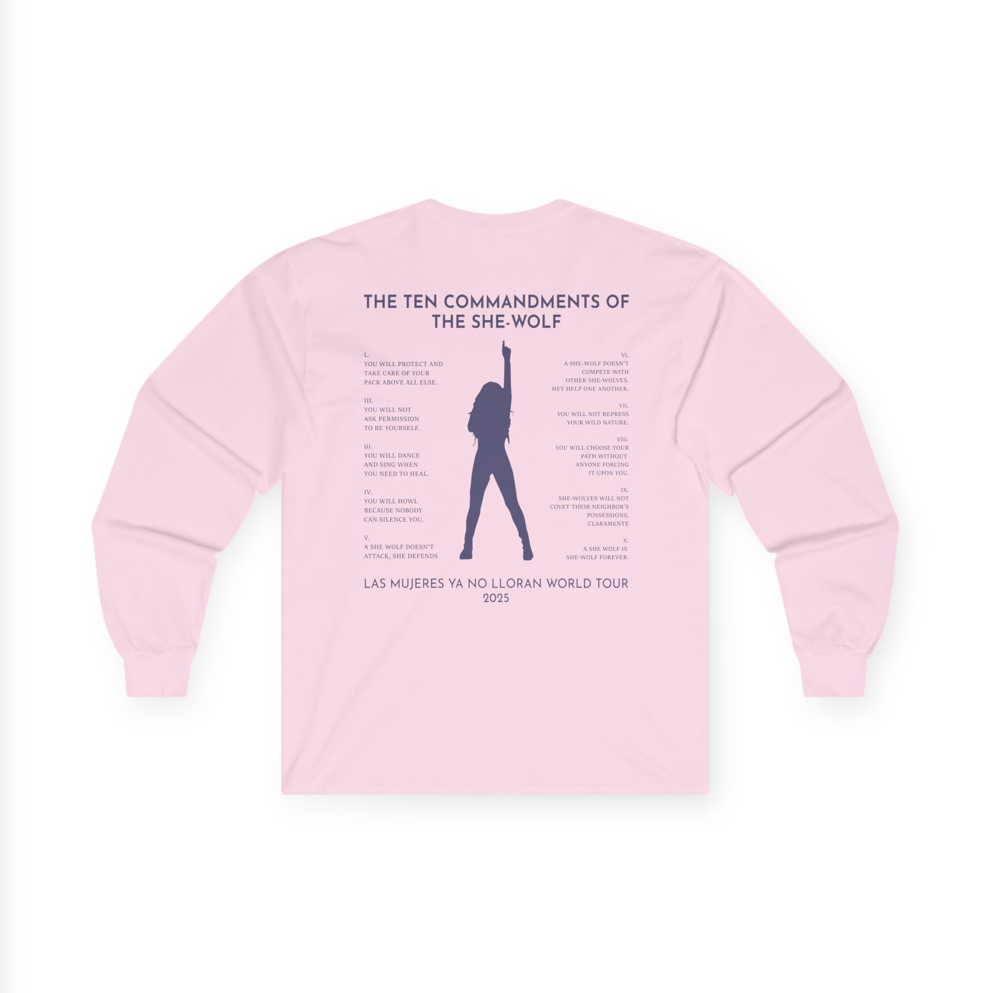 Shakira Commandments Unisex Ultra Cotton Long Sleeve Tee