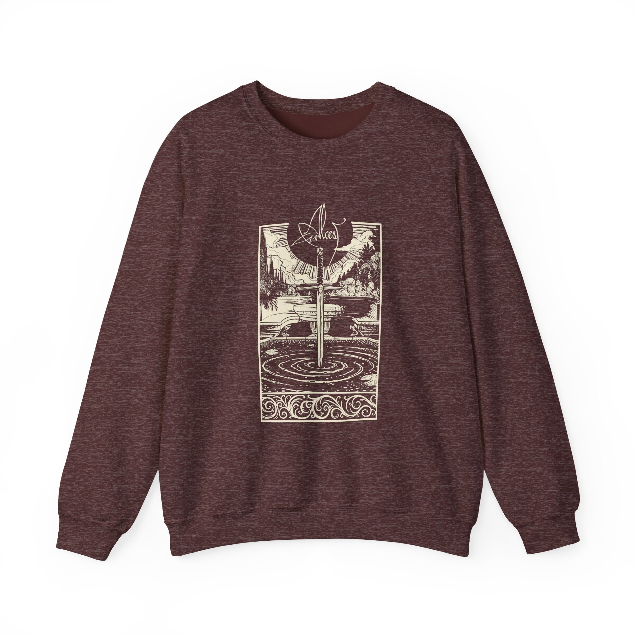 Alcest Spiritual Unisex Heavy Blendâ„¢ Crewneck Sweatshirt