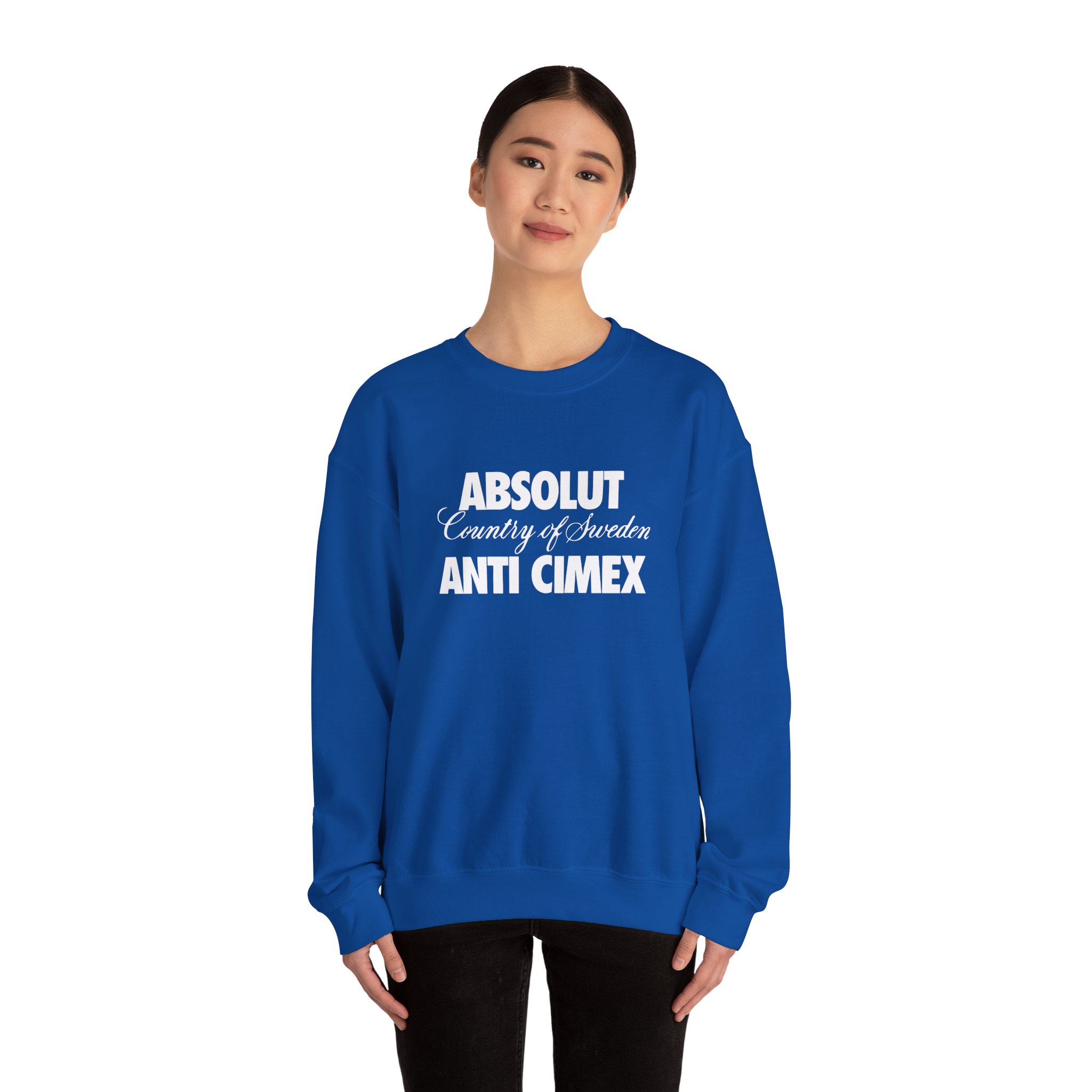 Anti Cimex Absolut Country of Sweden Unisex Heavy Blend Crewneck Sweatshirt