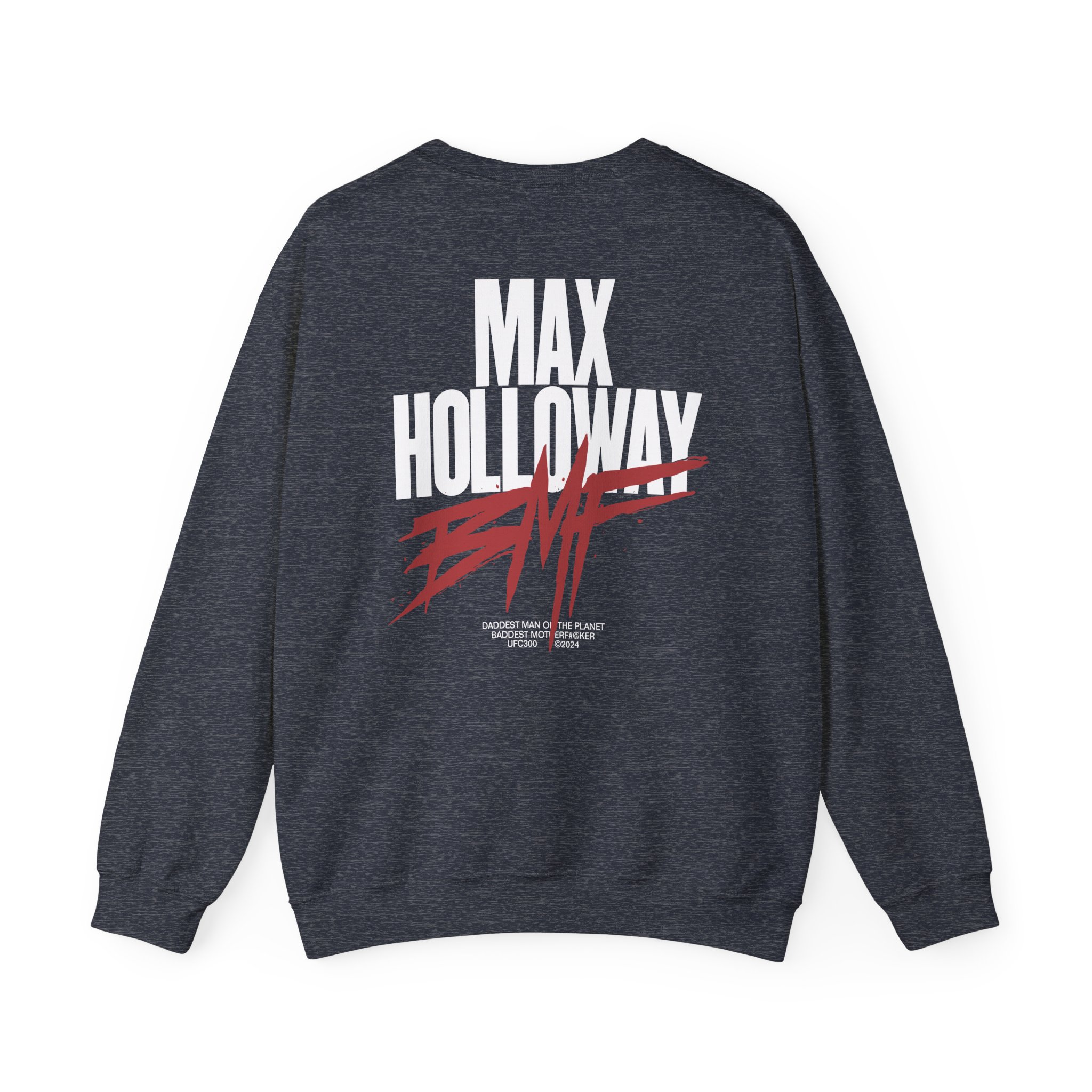 Max Holloway Dmp/bmf Cypress Unisex Heavy Blendâ„¢ Crewneck Sweatshirt