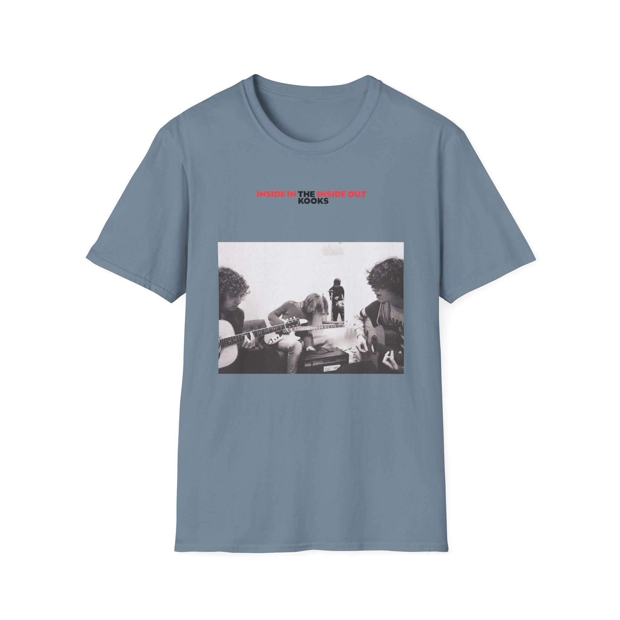 The Kooks Inside In inside Out Album Cover Unisex Softstyle T-Shirt