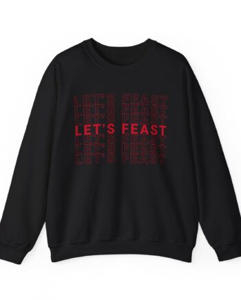 Elyse Myers Let’s Feast Unisex Heavy Blend™ Crewneck Sweatshirt