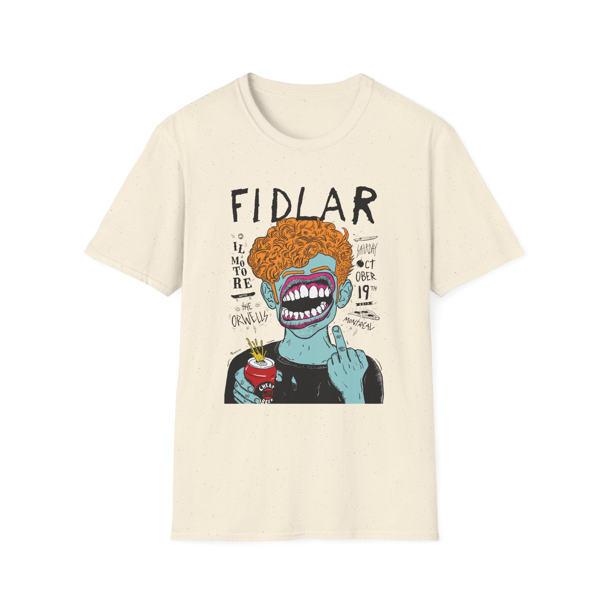 Fidlar Band Rock the Orwells Unisex Softstyle T-Shirt