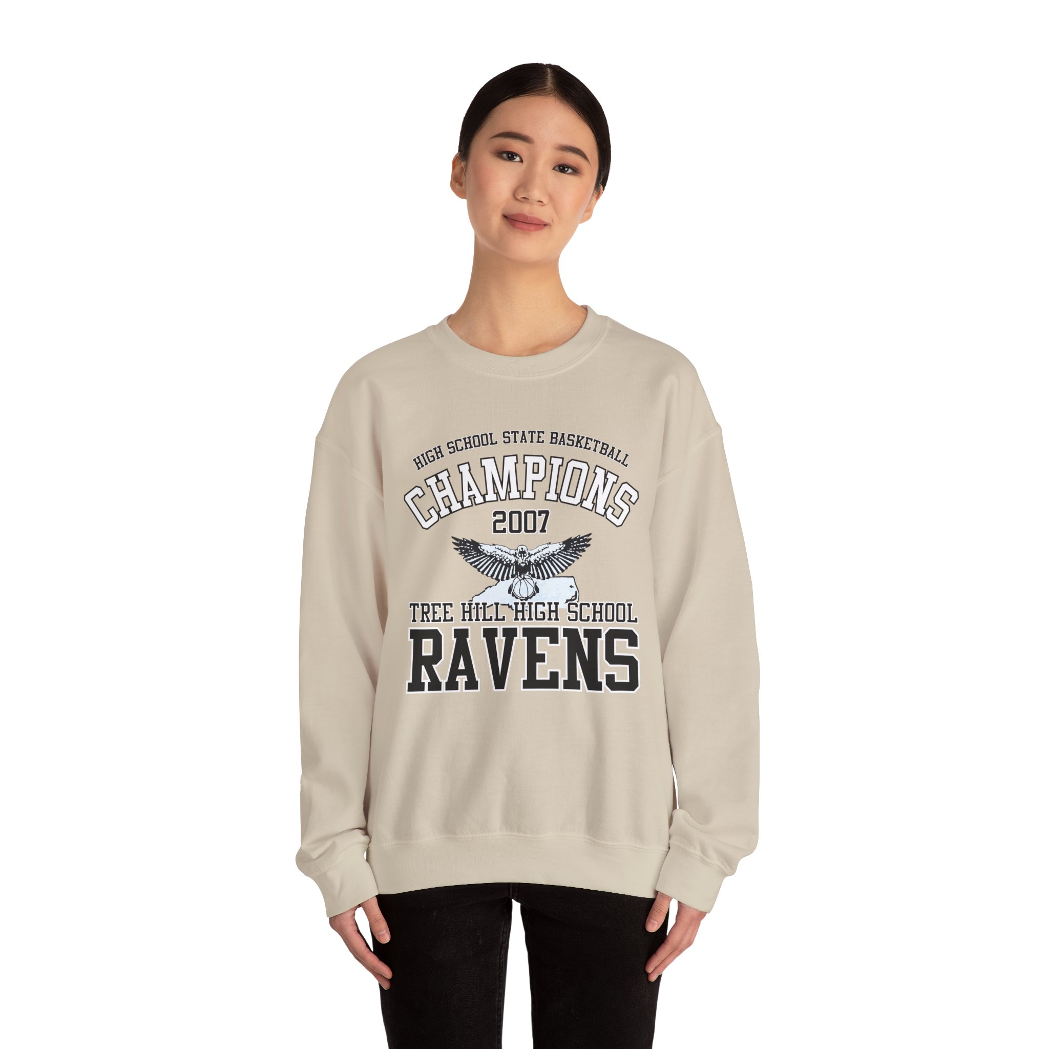 Tree Hill Ravens High School Champions One Tree Hill Unisex Heavy Blend Crewneck Sweatshirt