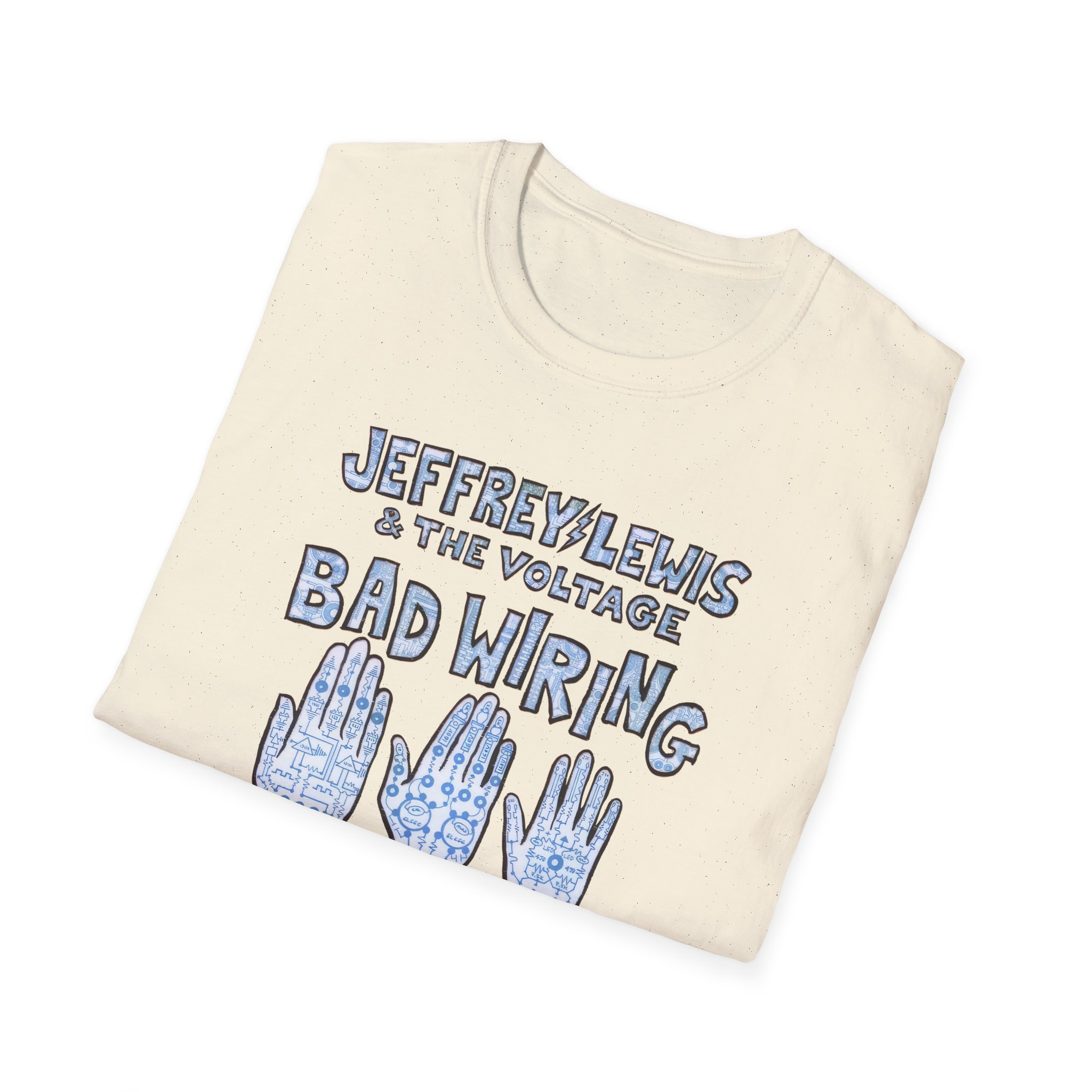 Jeffrey Lewis Bad Wiring 12" Unisex Softstyle T-Shirt