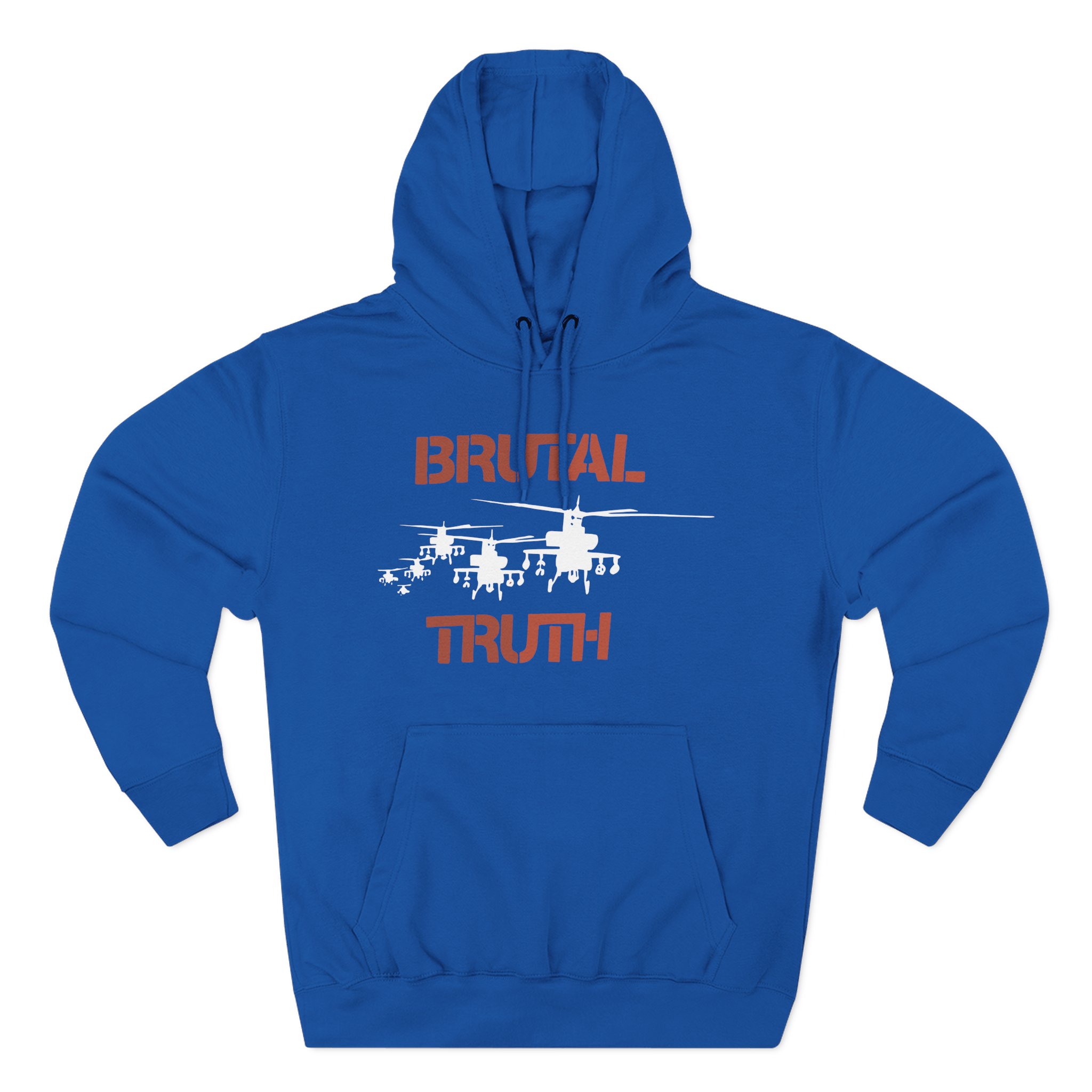 Brutal Truth American Grindcore Band Promo Three-Panel Fleece Hoodie