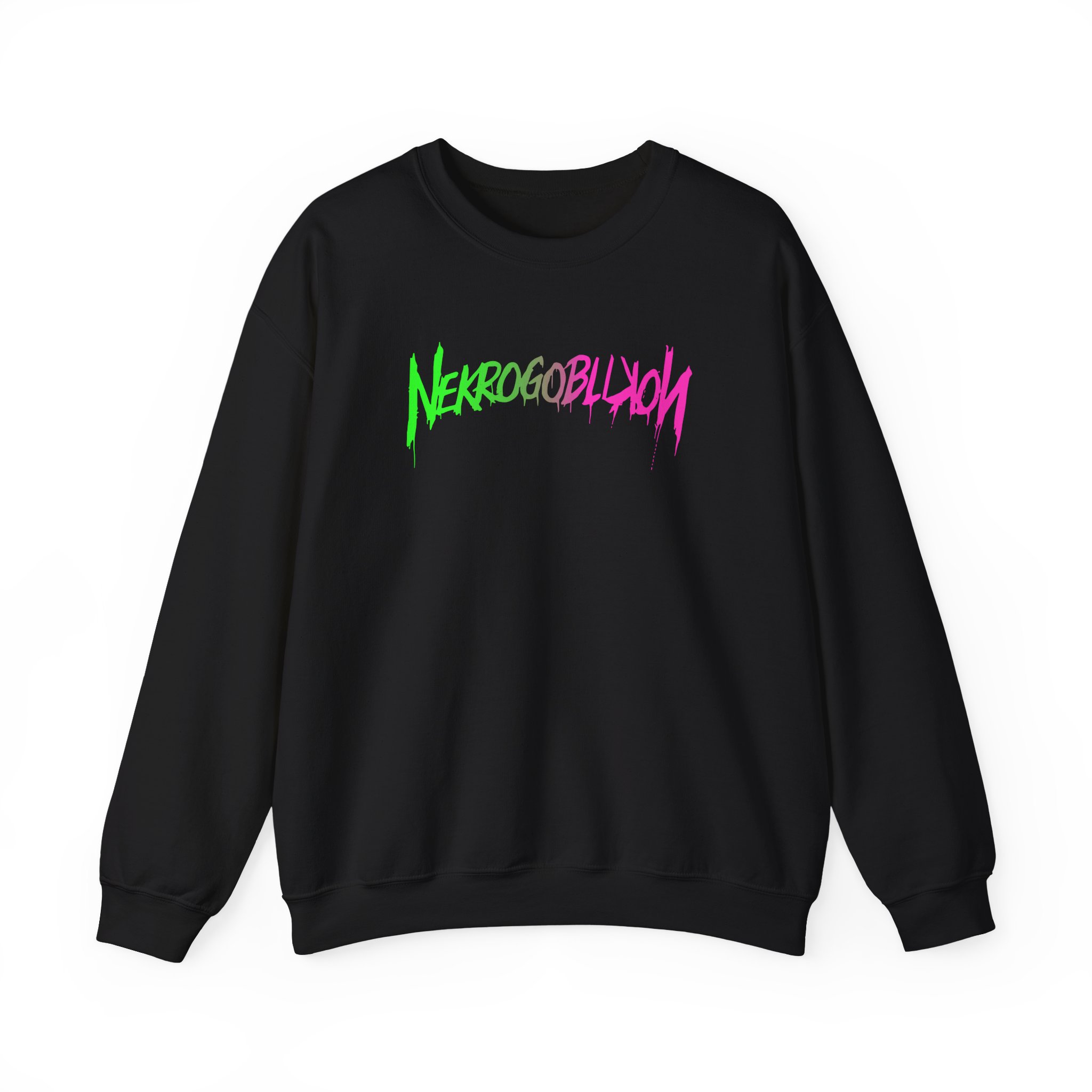 Nekrogoblikon Goblin Mode Wicked Ombre Unisex Heavy Blendâ„¢ Crewneck Sweatshirt