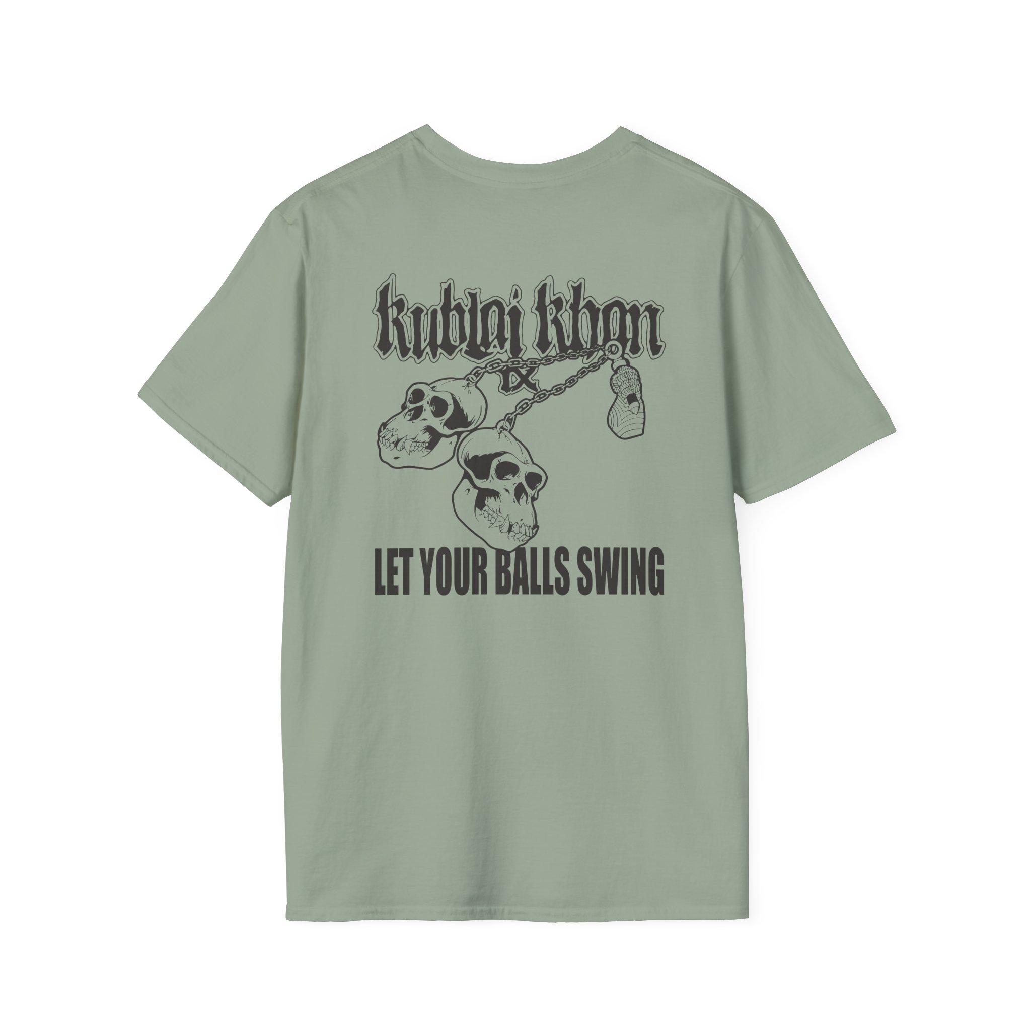 Kublai Khan - Let Your Balls Swing Unisex Softstyle T-Shirt