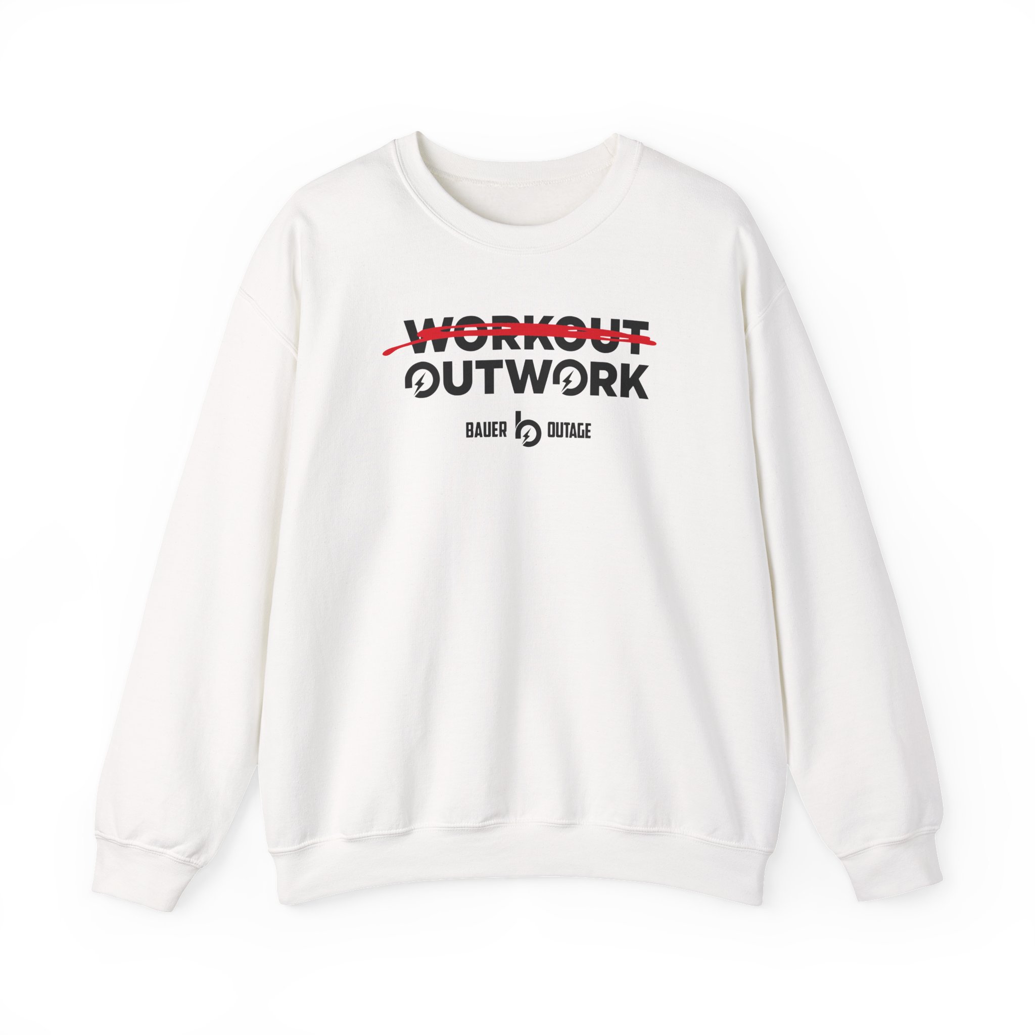 Trevor Bauer Outwork Workout Unisex Heavy Blendâ„¢ Crewneck Sweatshirt