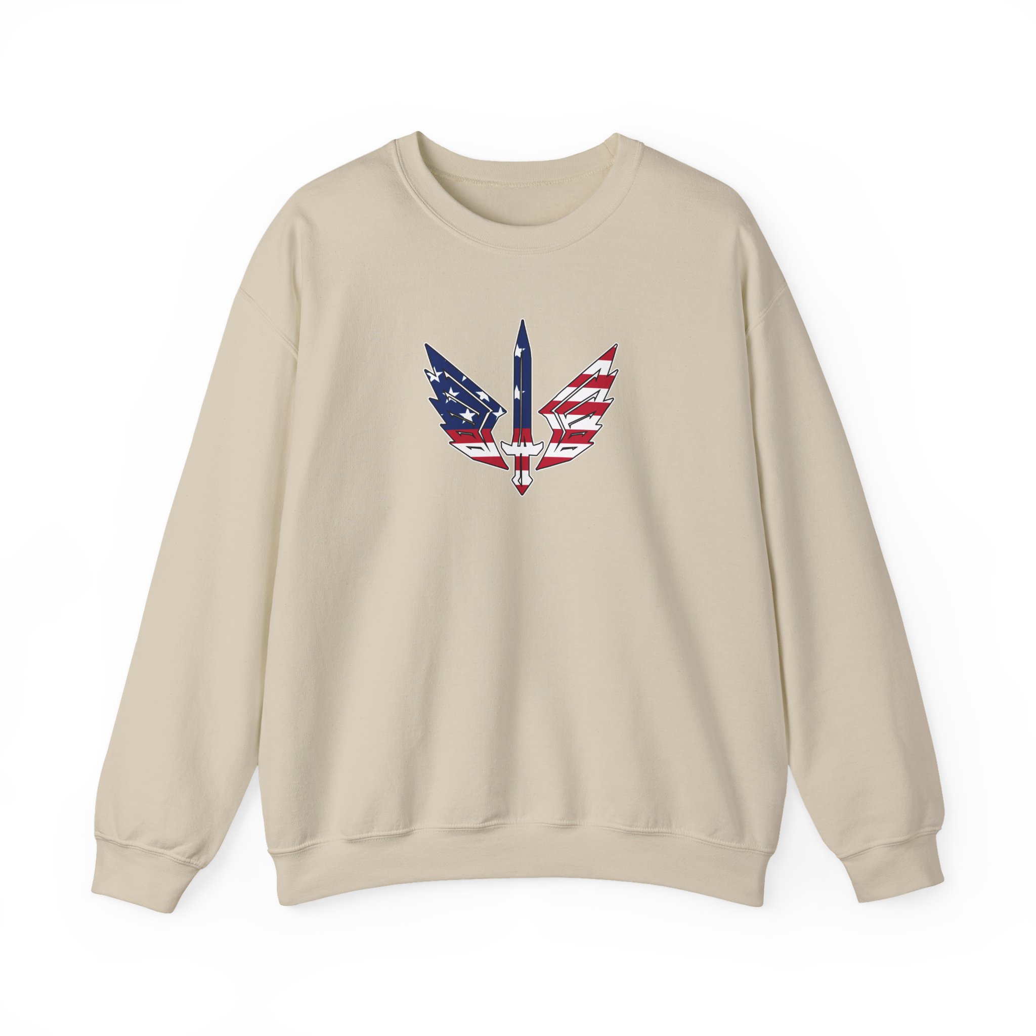 St. Louis Battlehawks 108 Stitches Patriotic Unisex Heavy Blendâ„¢ Crewneck Sweatshirt