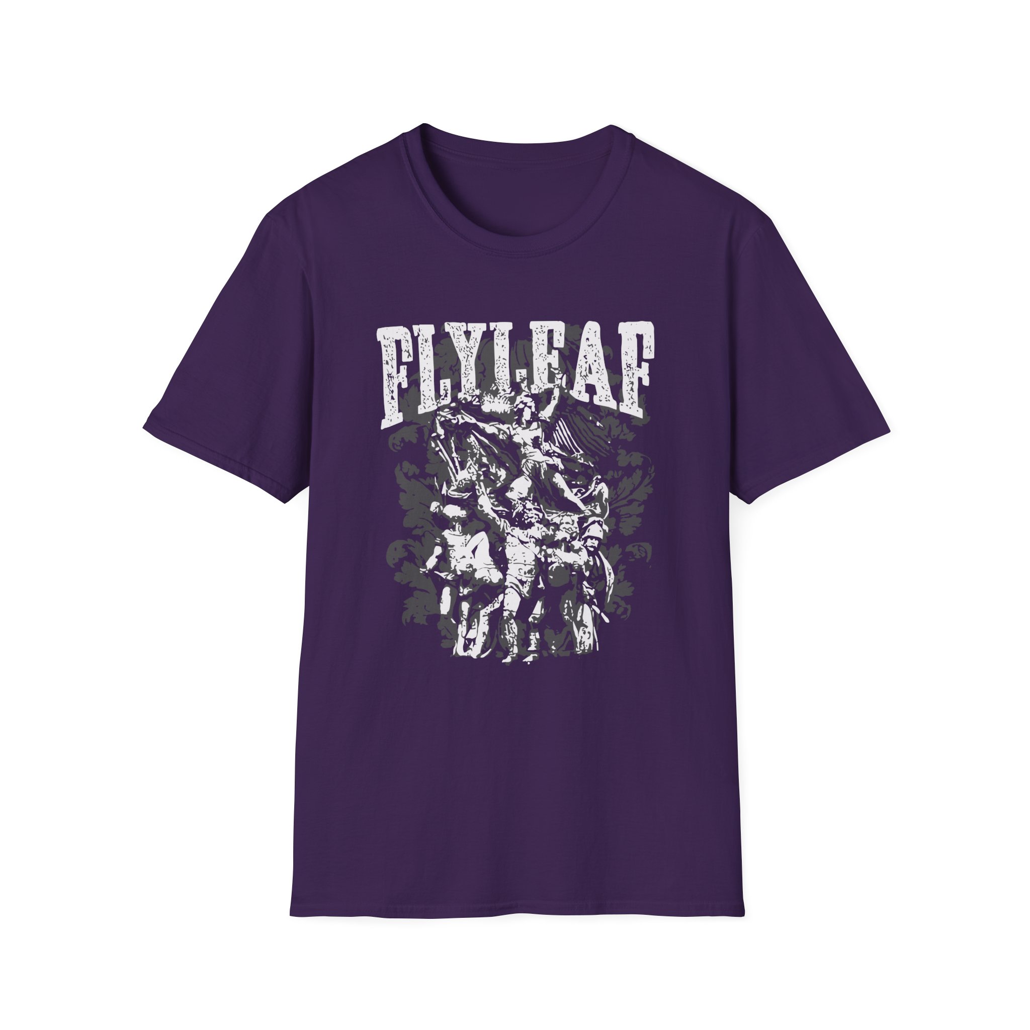 Flyleaf Carved Statues Unisex Softstyle T-Shirt