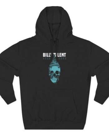 Billy Talent Skull Three-Panel Fleece Hoodie