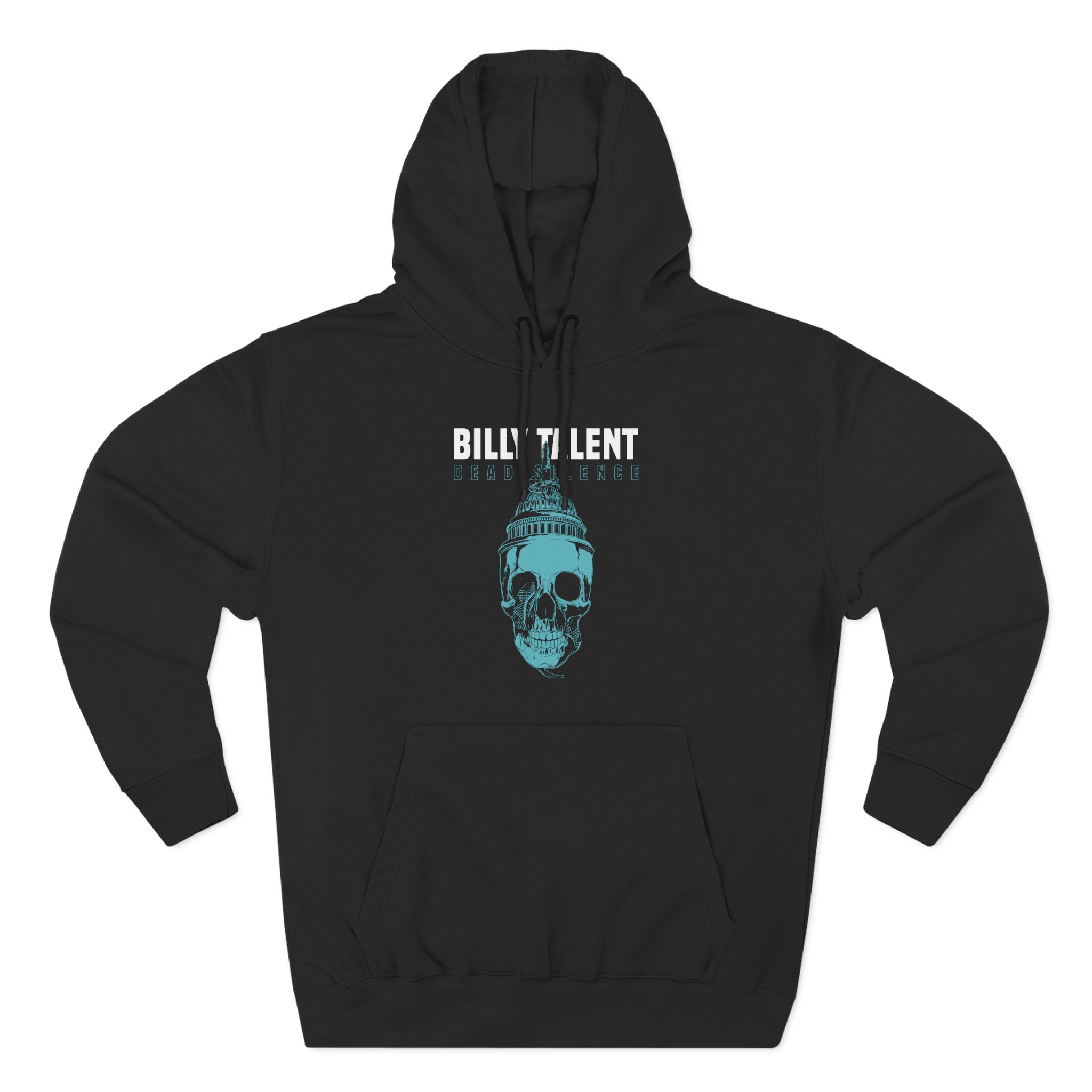 Billy Talent Skull Three-Panel Fleece Hoodie