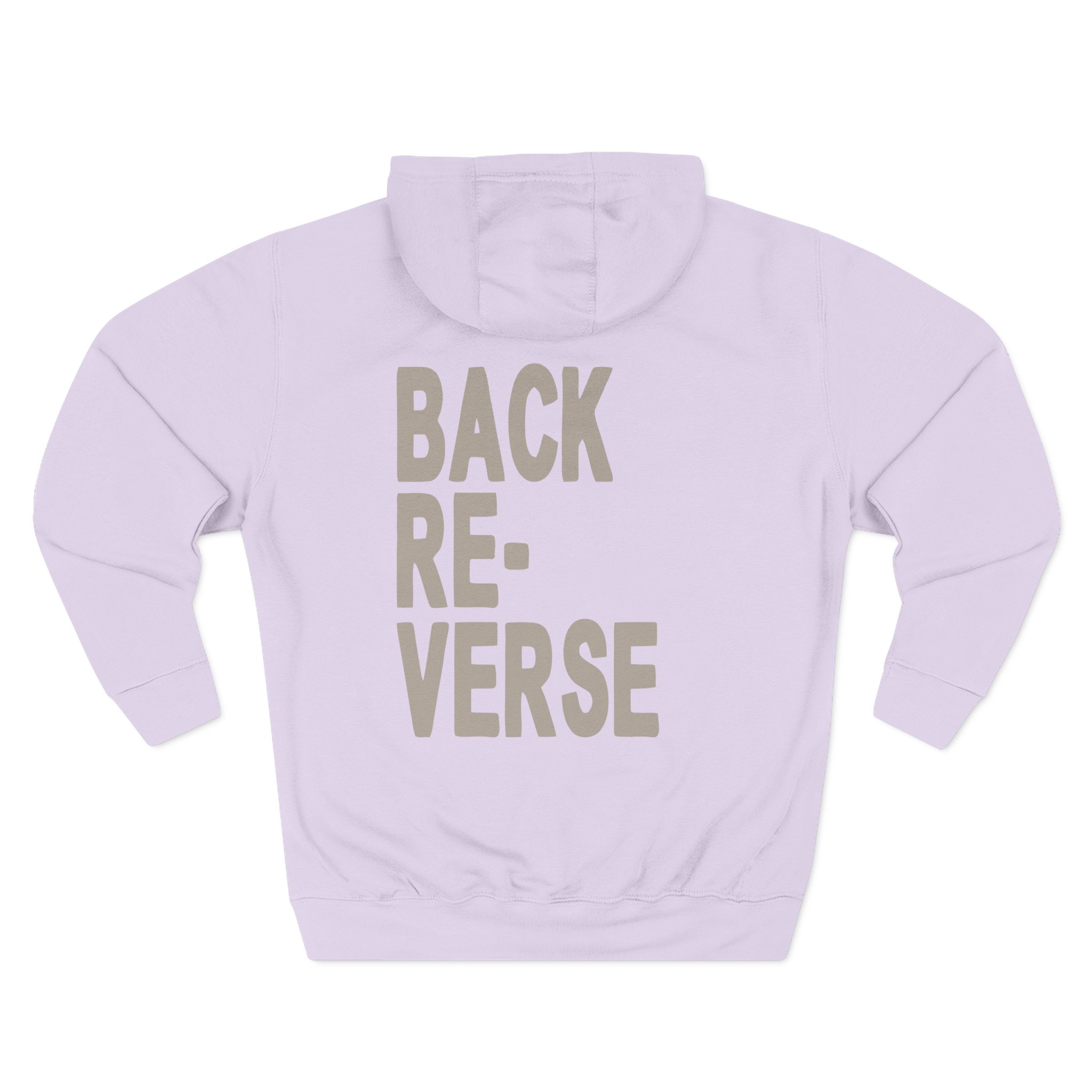 Armchair Expert Reverse Back Three-Panel Fleece Hoodie