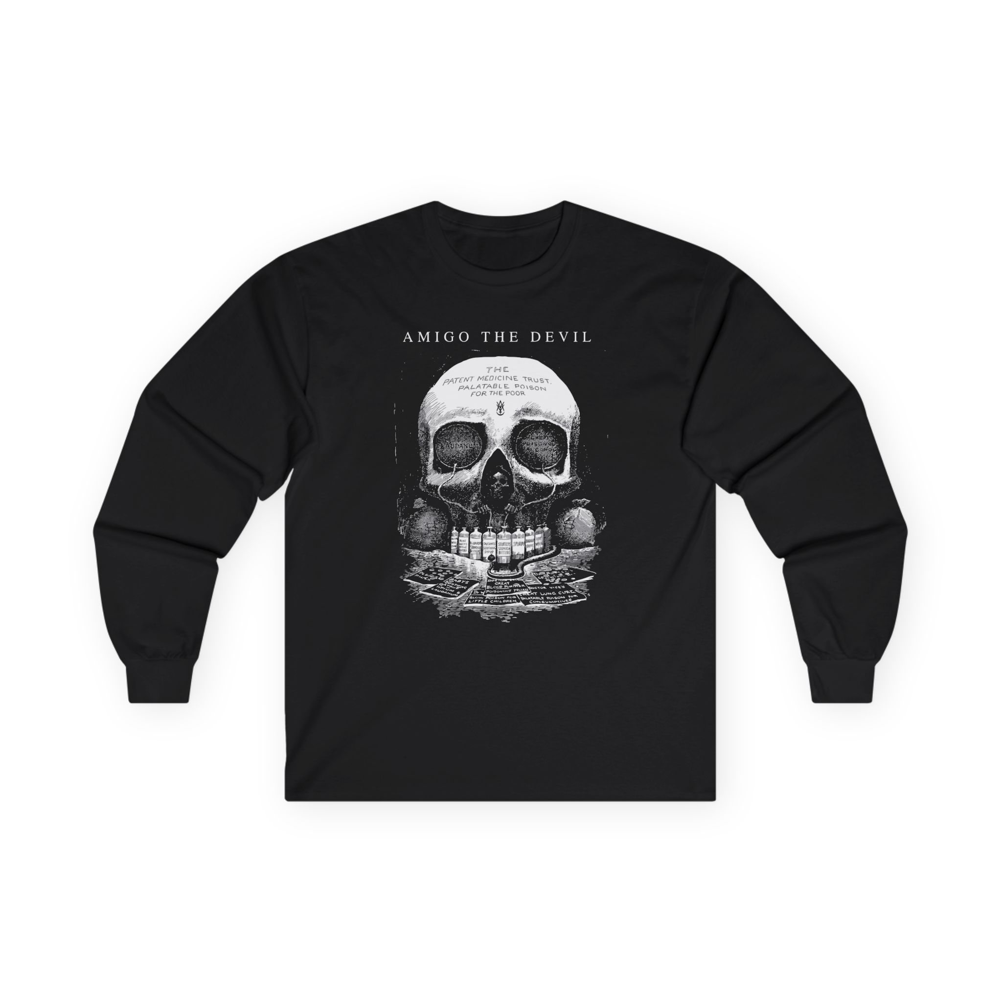 Amigo the Devil Death Lab Unisex Ultra Cotton Long Sleeve Tee