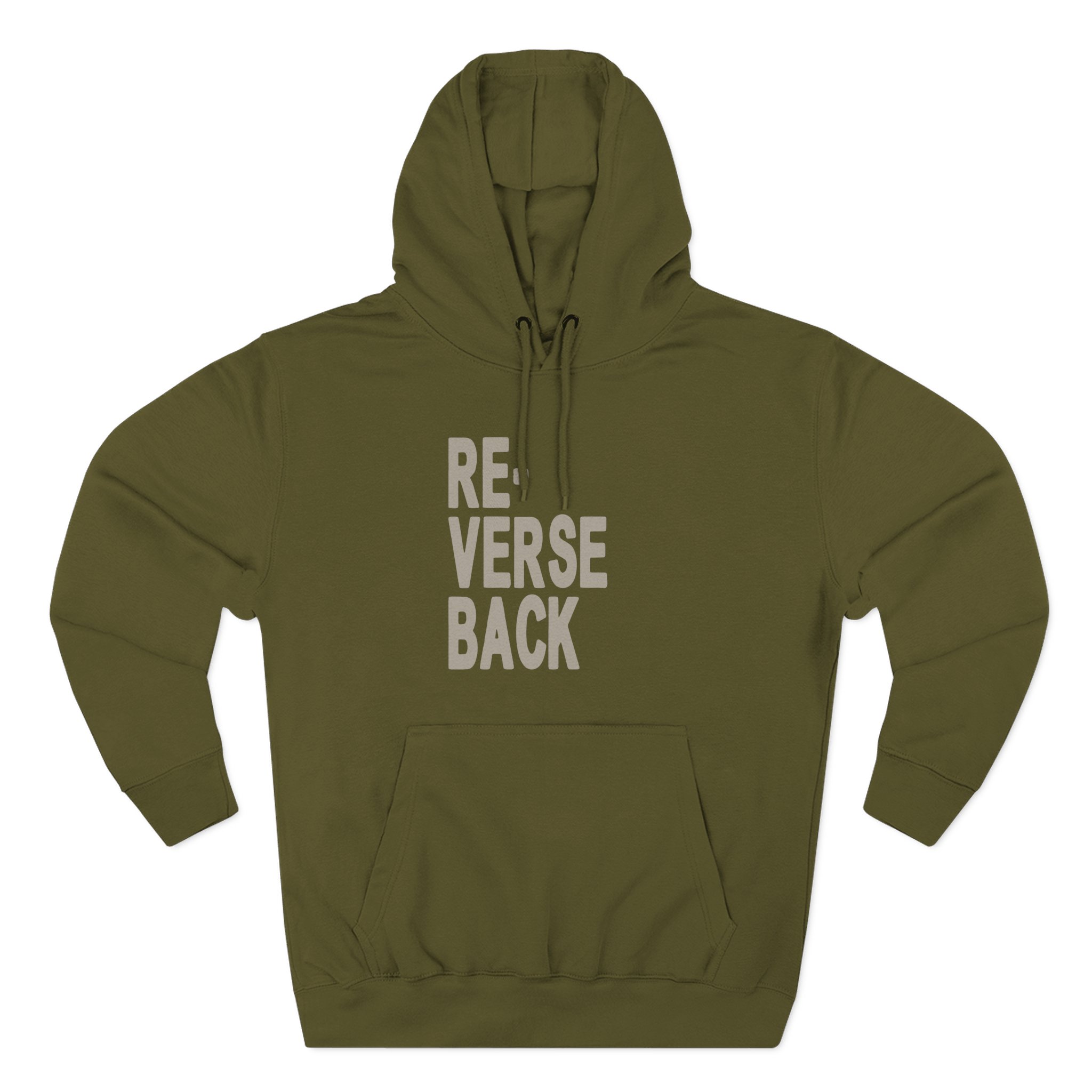 Armchair Expert Reverse Back Three-Panel Fleece Hoodie
