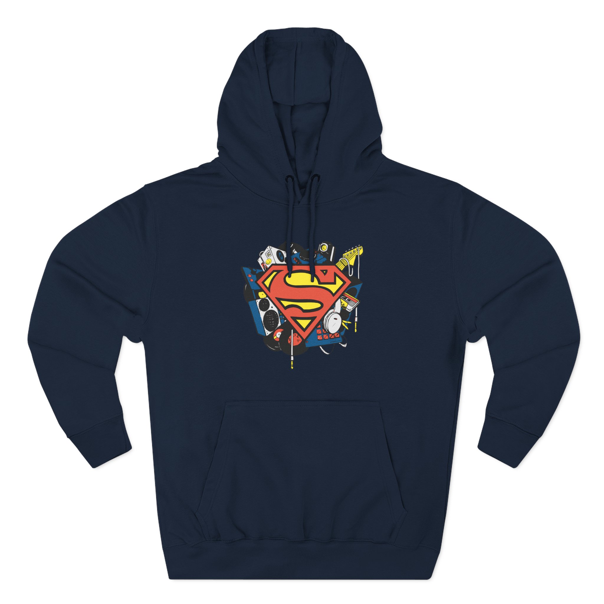 Kaskade X Superman Musician Three-Panel Fleece Hoodie
