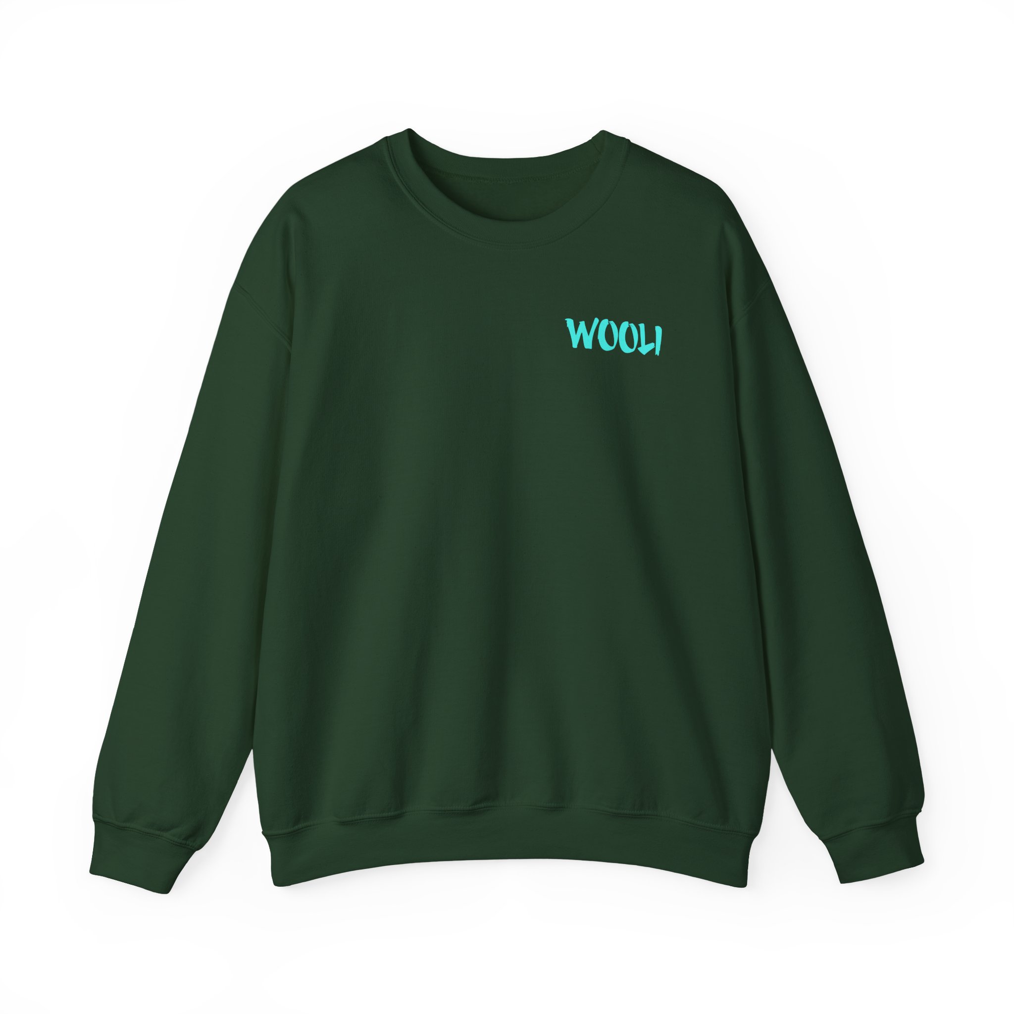 Wooli Teal Unisex Heavy Blendâ„¢ Crewneck Sweatshirt