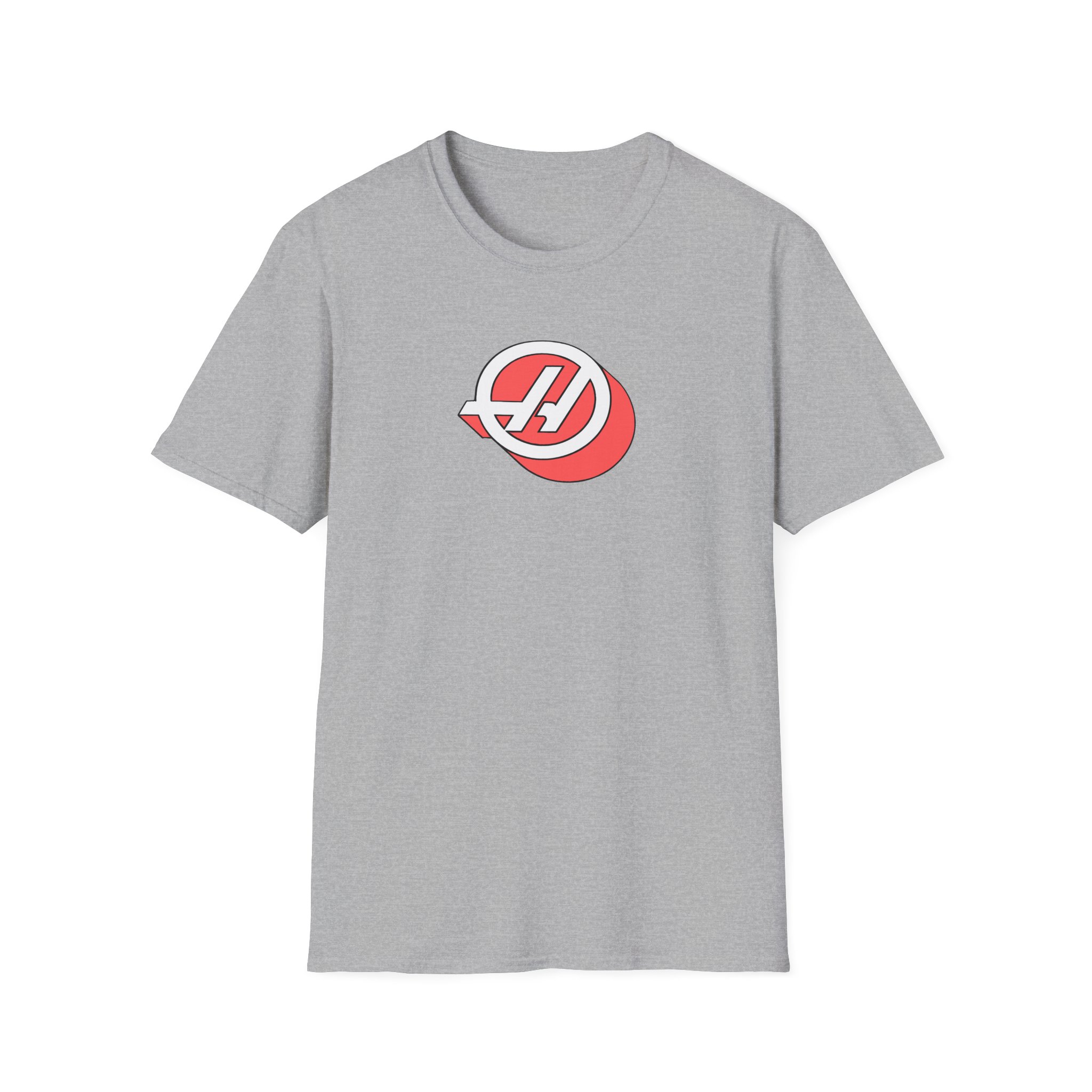 Haas F1 3d Roundel Unisex Softstyle T-Shirt