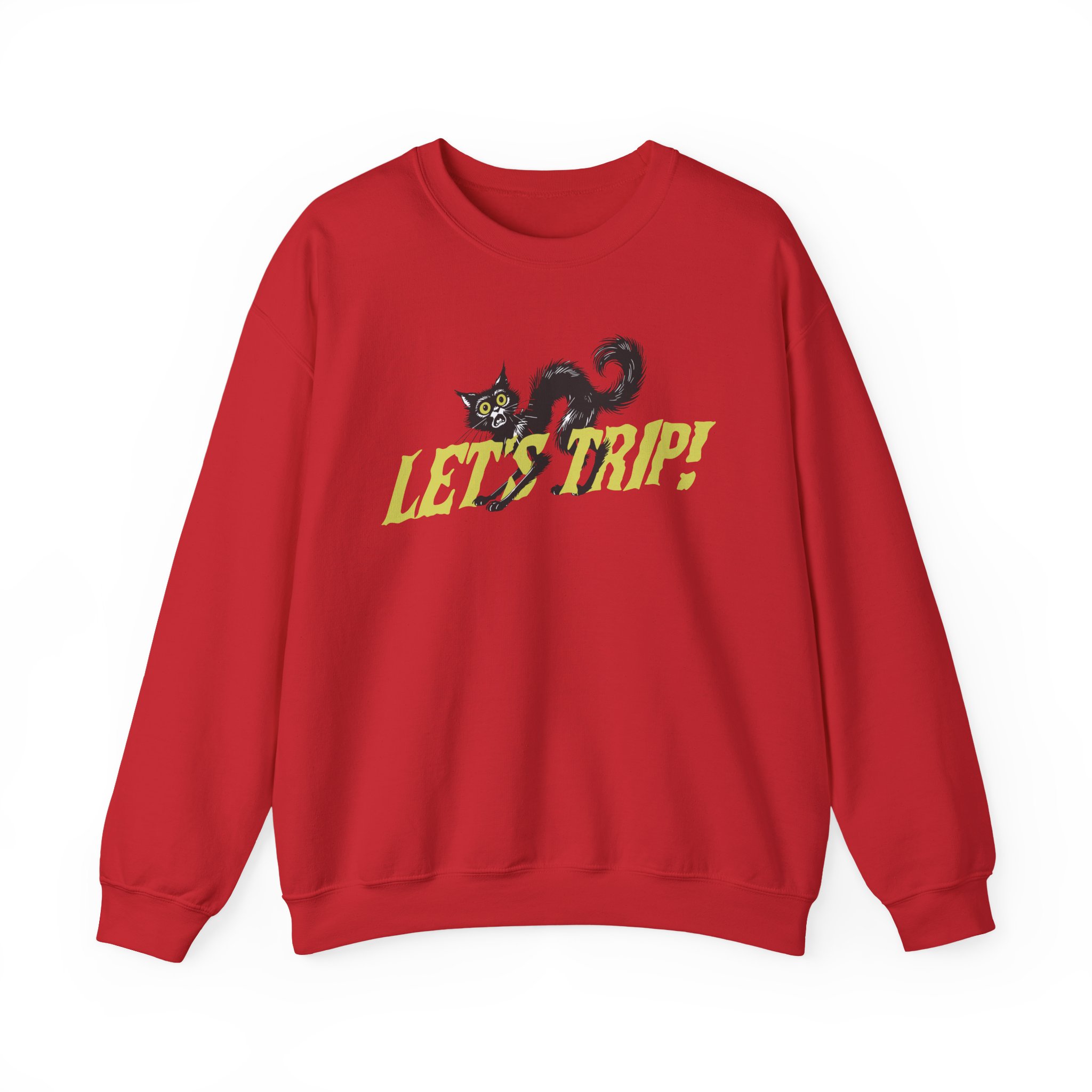 Sturniolo Let's Trip Cat Unisex Heavy Blendâ„¢ Crewneck Sweatshirt