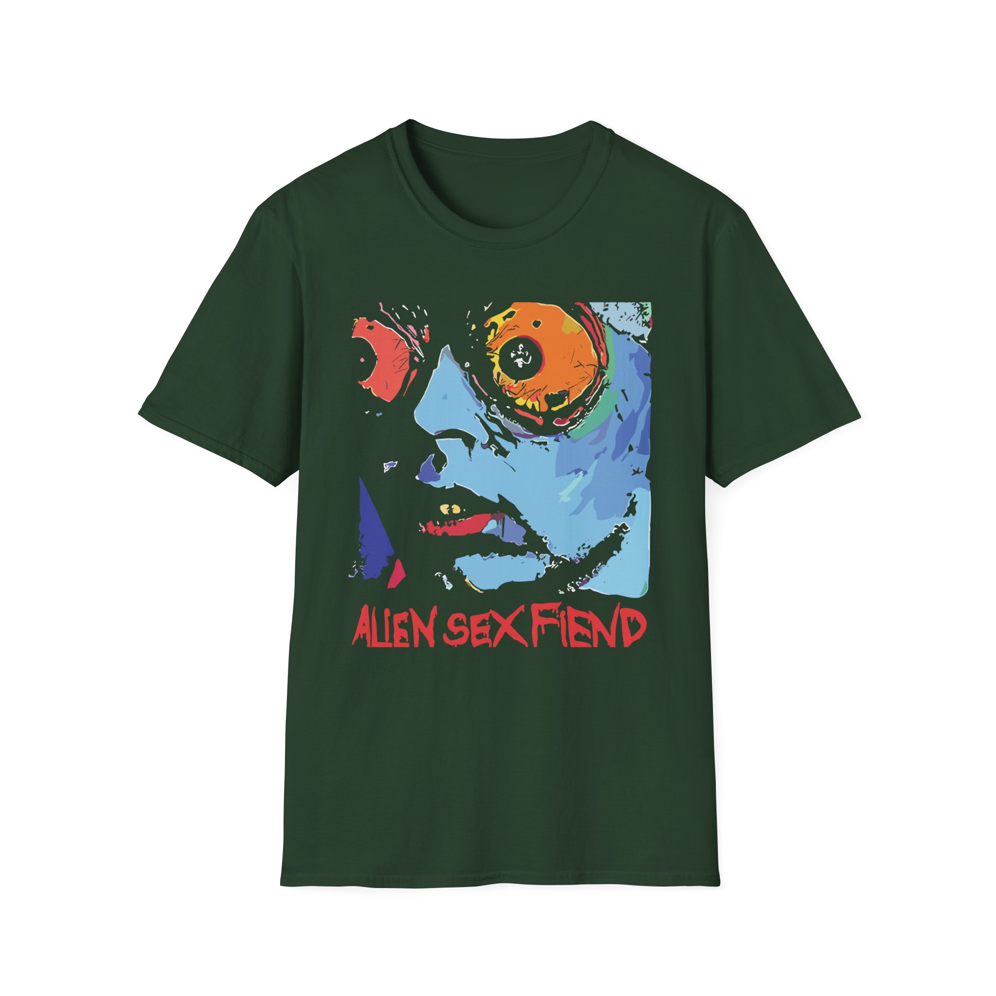 Alien Sex Fiend Acid Bath Unisex Softstyle T-Shirt