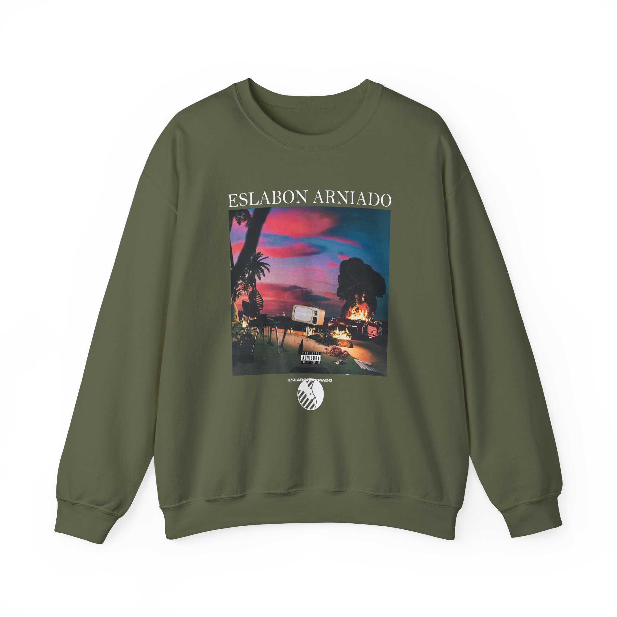 Eslabon Armado Nostalgia Album Unisex Heavy Blendâ„¢ Crewneck Sweatshirt