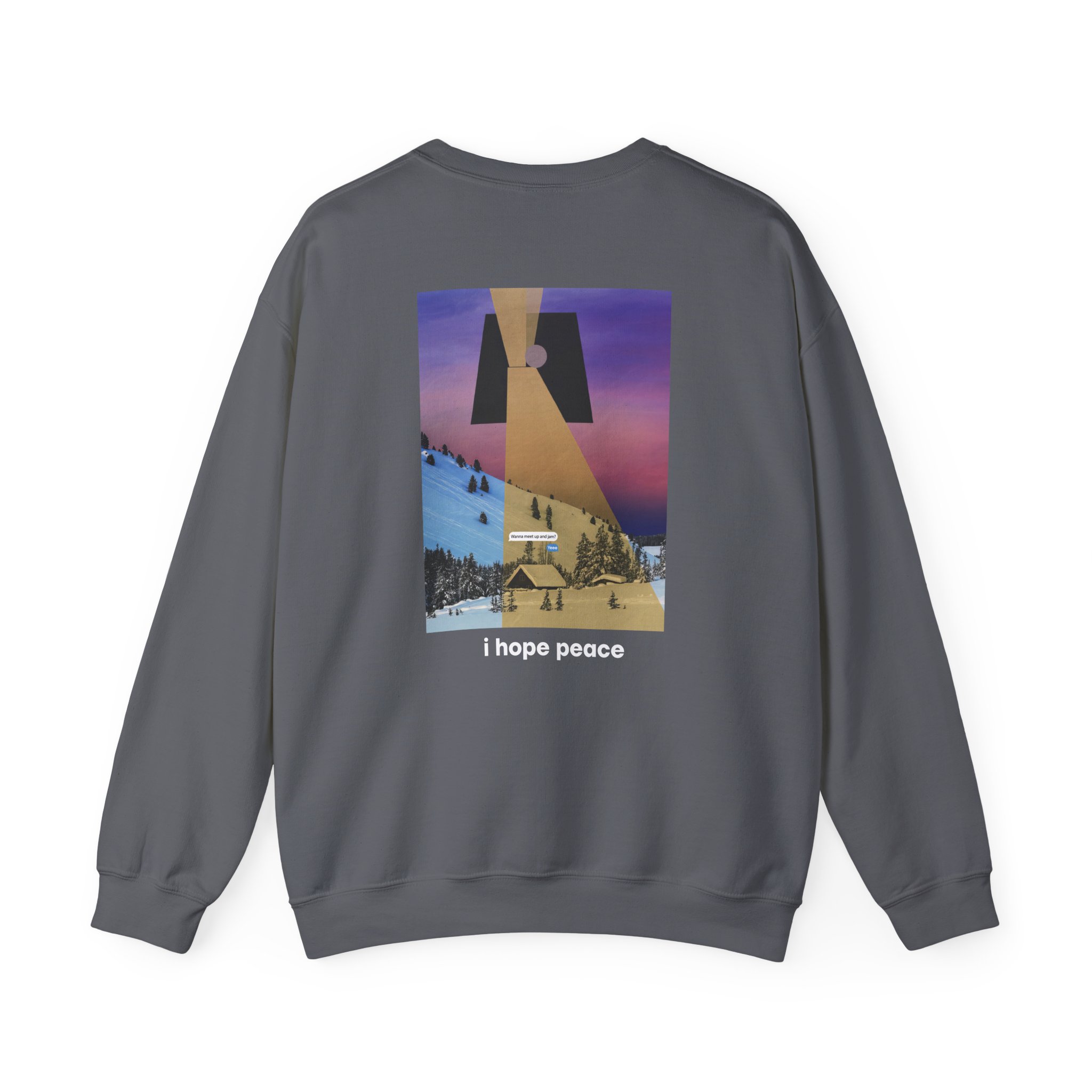 Chon I Hope Peace Unisex Heavy Blendâ„¢ Crewneck Sweatshirt