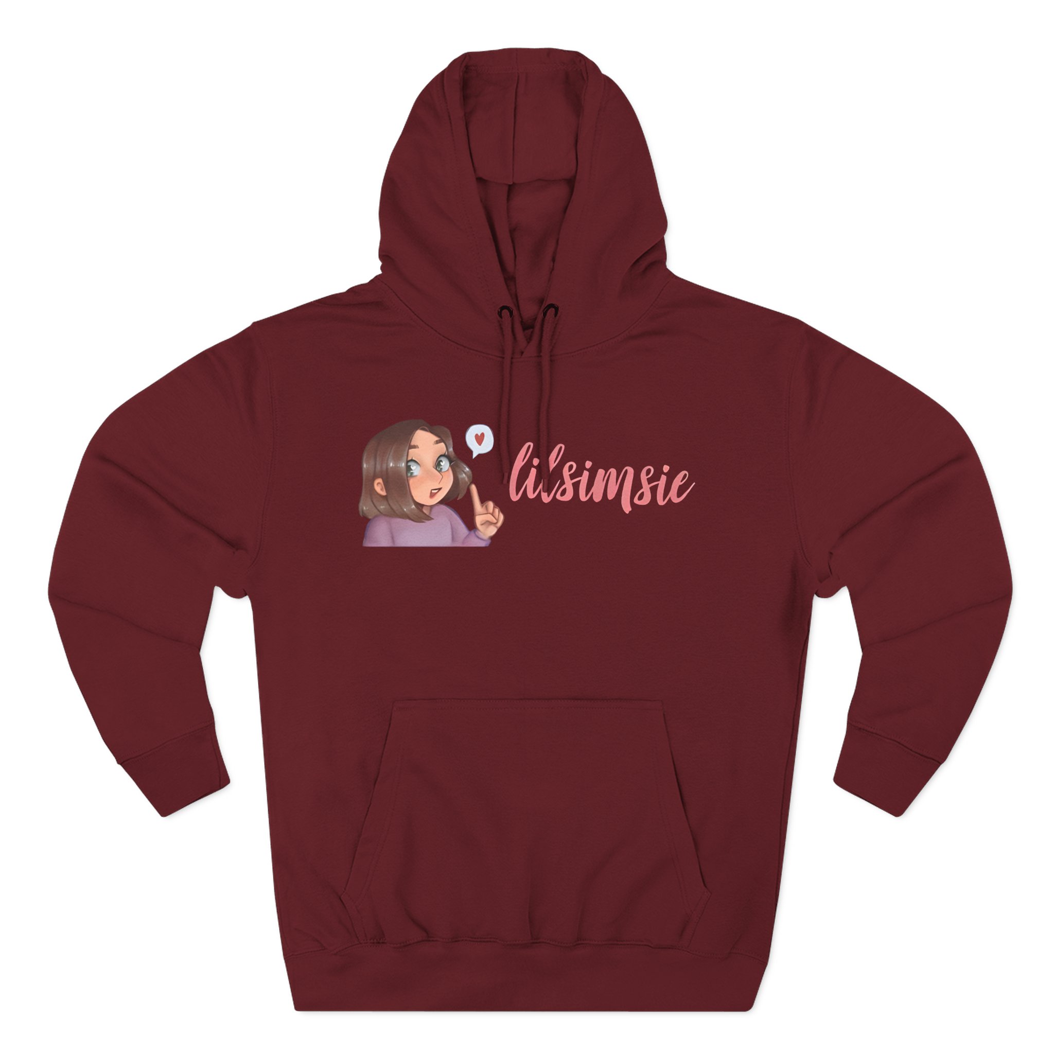 Lilsimsie Three-Panel Fleece Hoodie