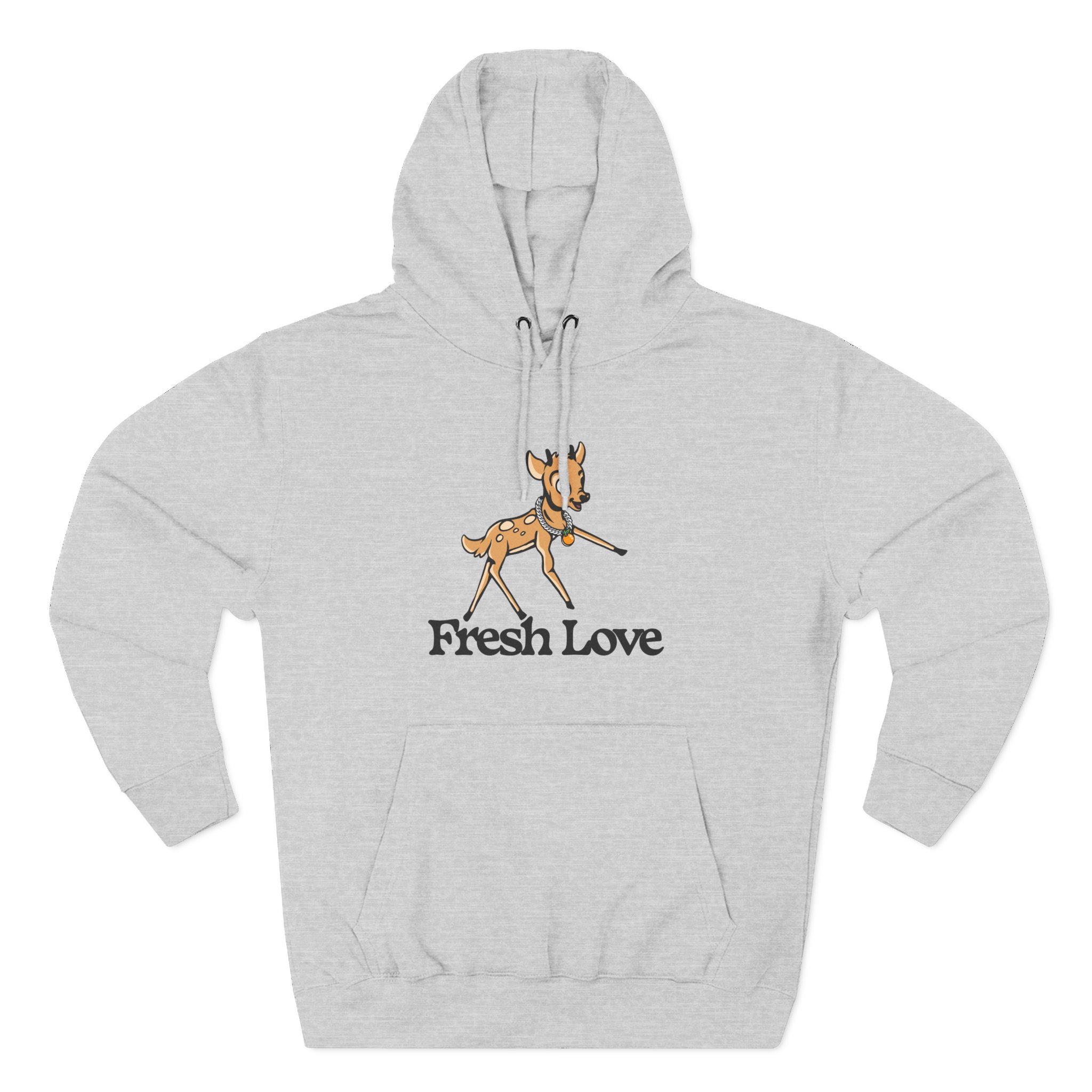 Fresh Love Bambi Three-Panel Fleece Hoodie