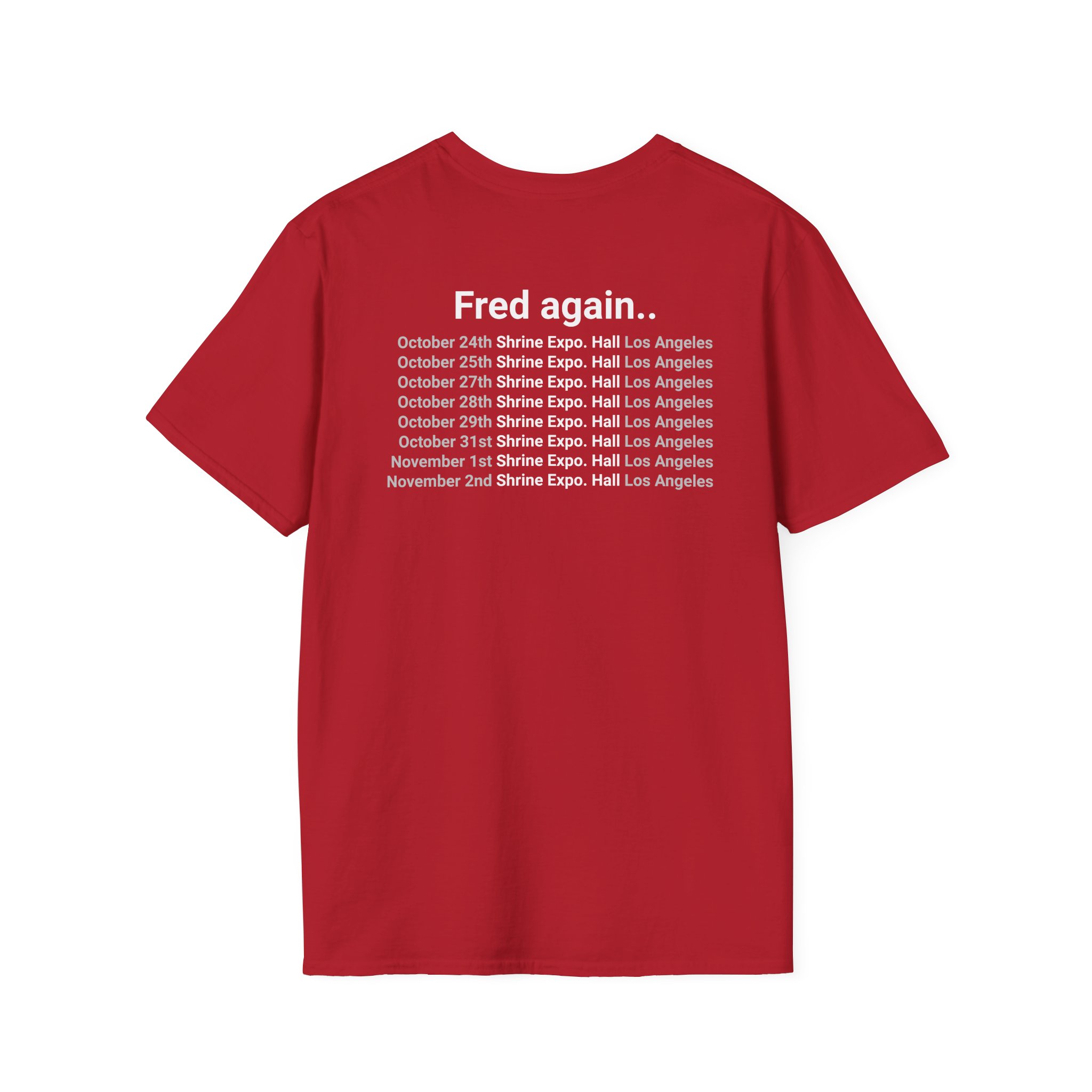 Fred Again Shrine Again Unisex Softstyle T-Shirt