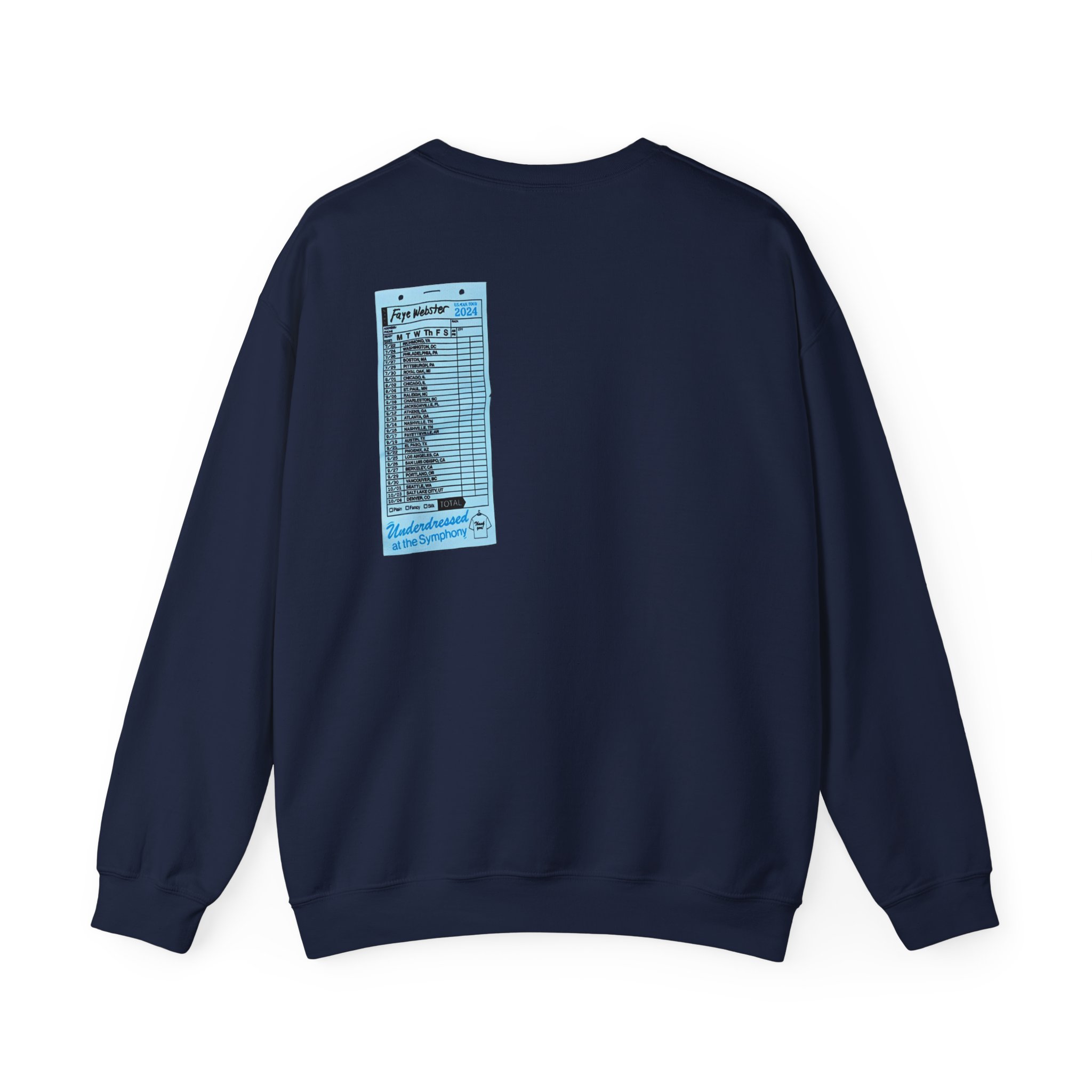 Faye Webster Underdressed at the Symphony 2024 Tour Unisex Heavy Blendâ„¢ Crewneck Sweatshirt